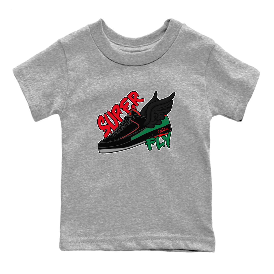 Super Fly snkmatch Tee Kids - Air Jordan 2 Christmas