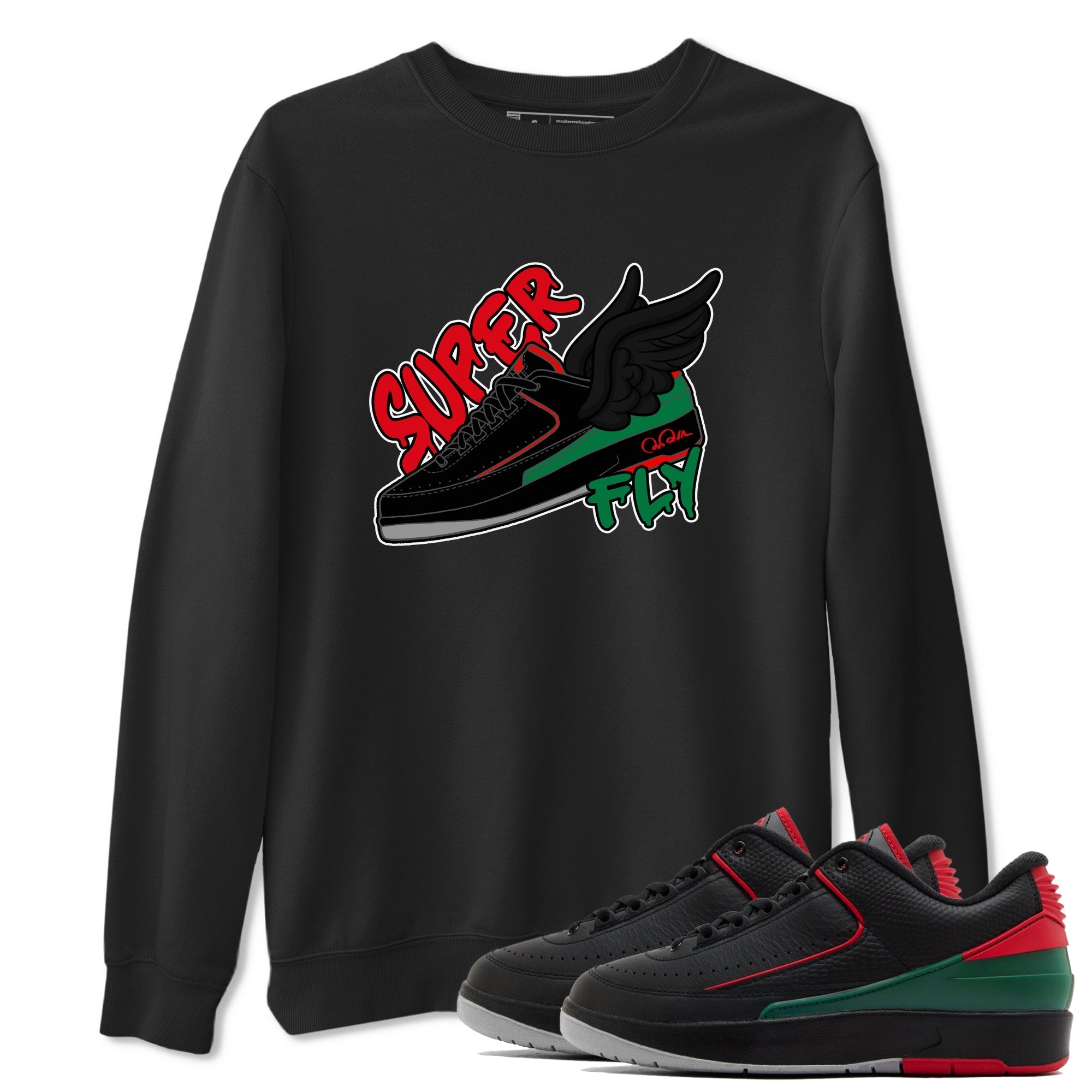 Super Fly snkmatch Tee - Air Jordan 2 Christmas