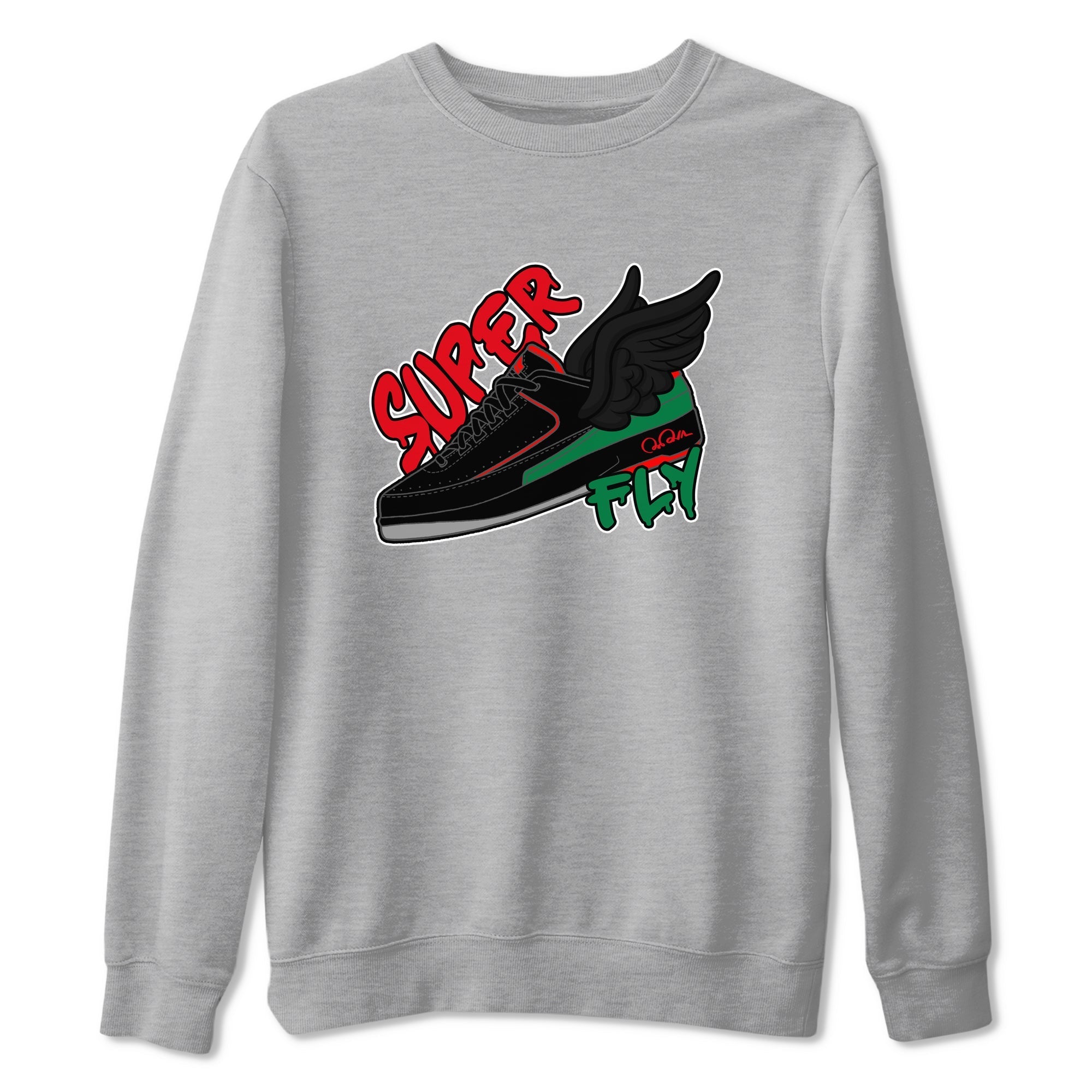 Super Fly snkmatch Tee - Air Jordan 2 Christmas