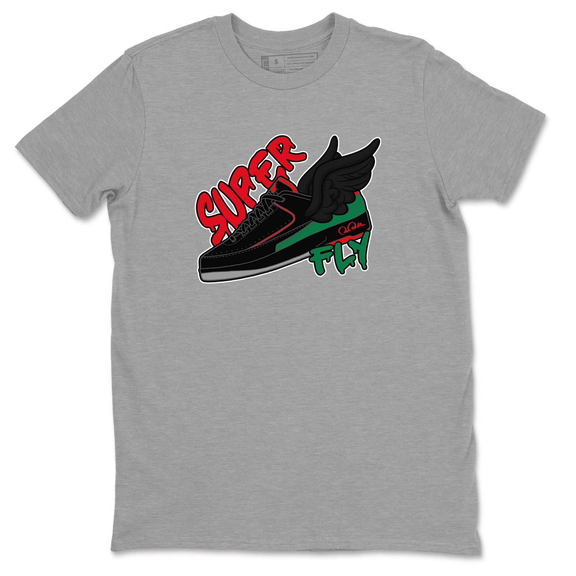 Super Fly snkmatch Tee - Air Jordan 2 Christmas