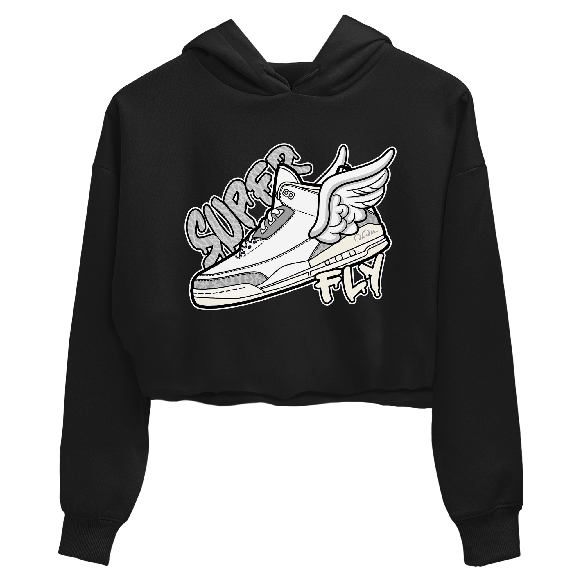 Super Fly snkmatch Women's Top - Air Jordan 3 Ivory