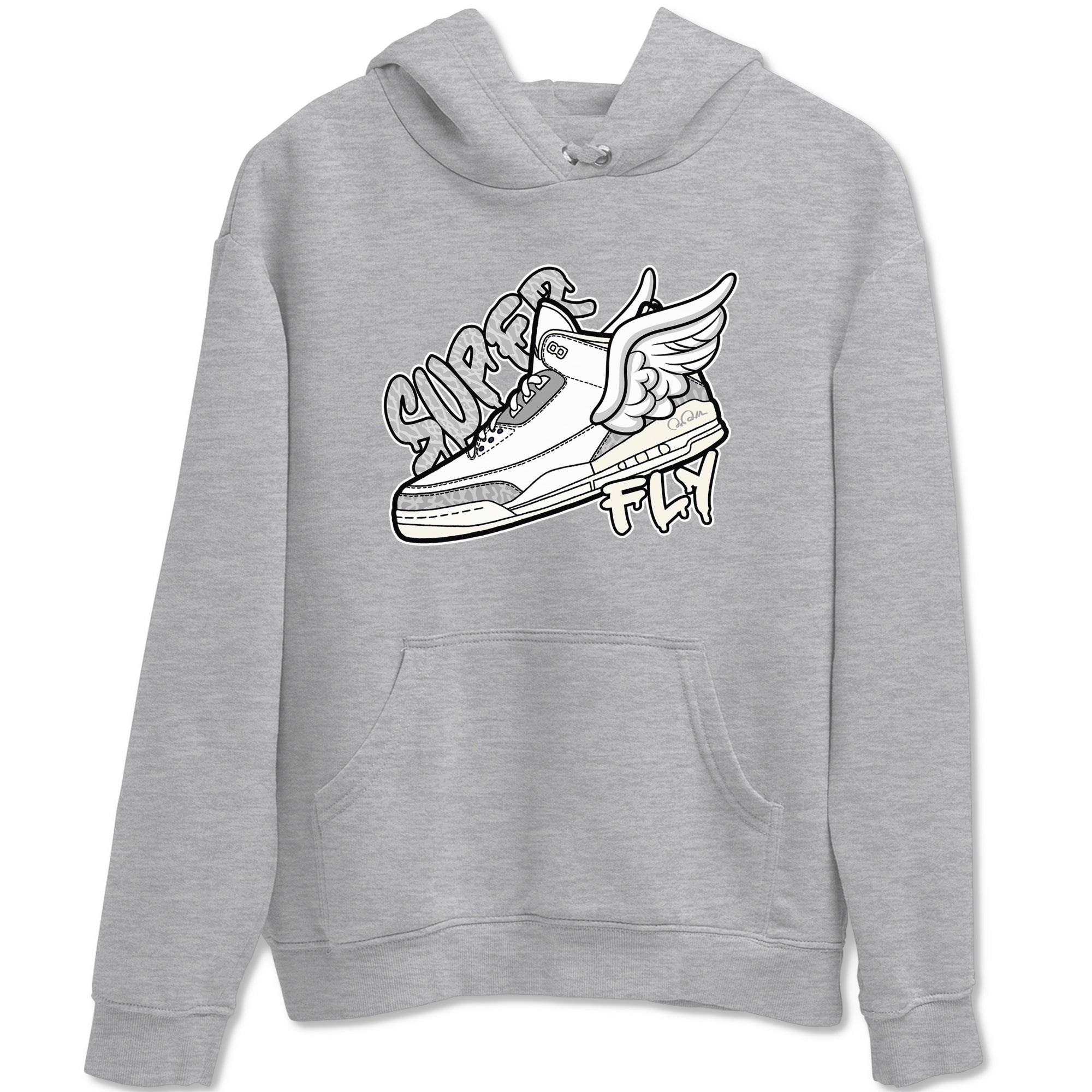 Super Fly snkmatch Tees - Air Jordan 3 Ivory