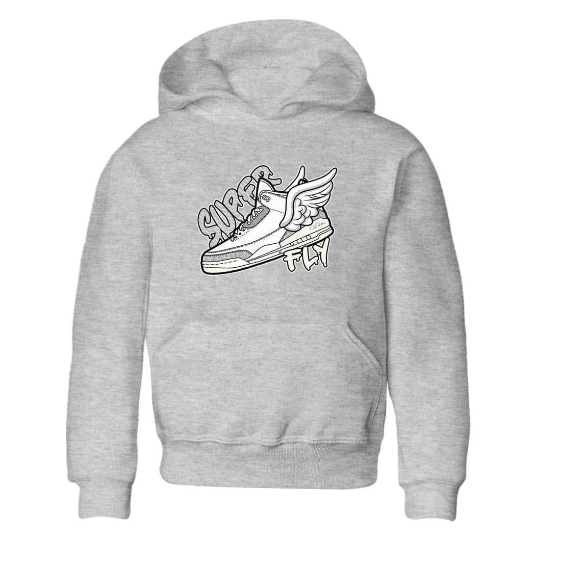 Super Fly snkmatch Tees Kids - Air Jordan 3 Ivory
