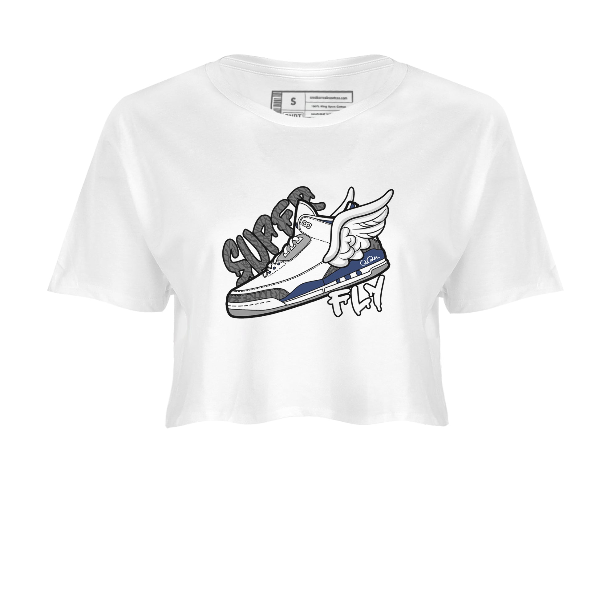 Super Fly snkmatch Women's Top - Air Jordan 3 Midnight Navy 2023