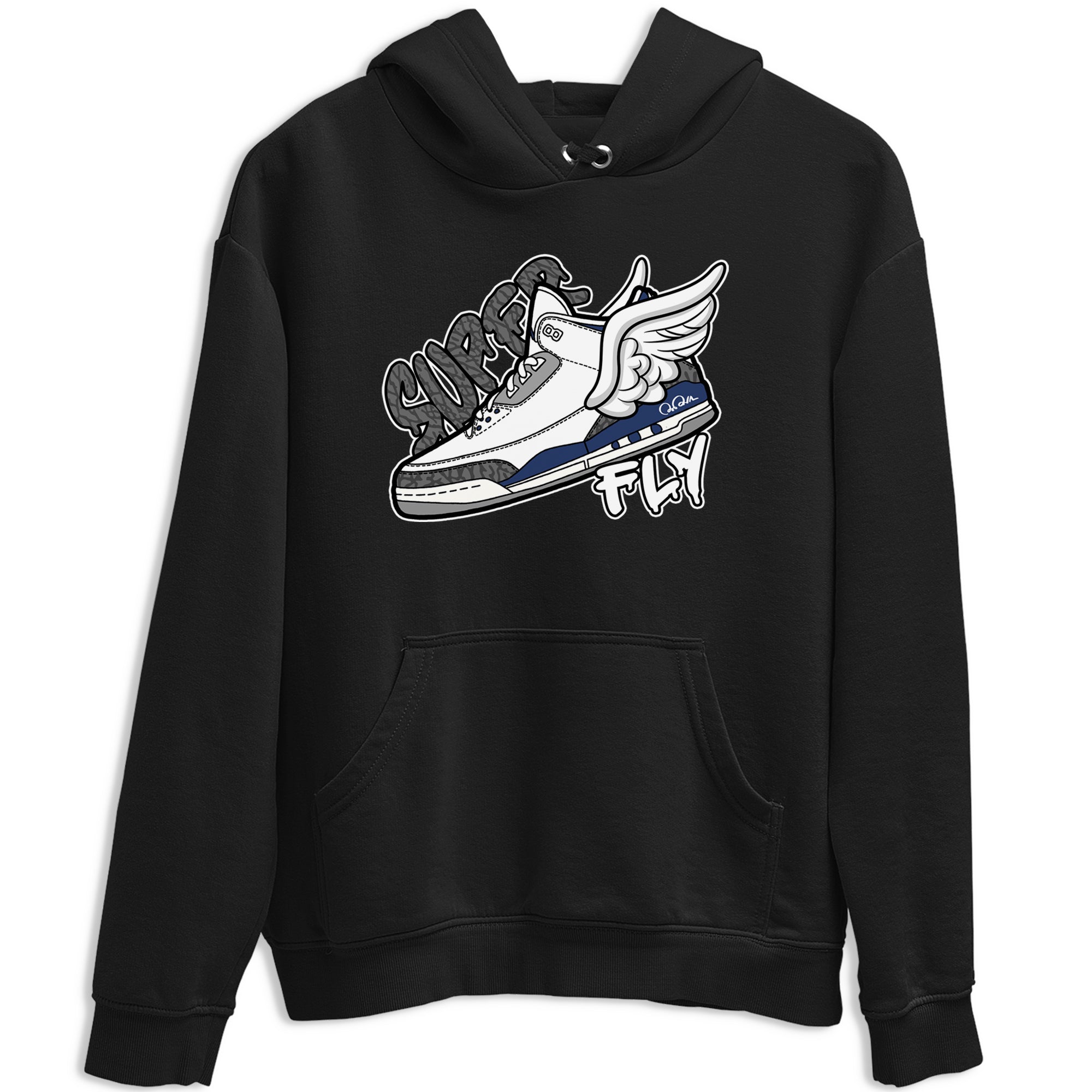 Super Fly snkmatch Tees - Air Jordan 3 Midnight Navy 2023