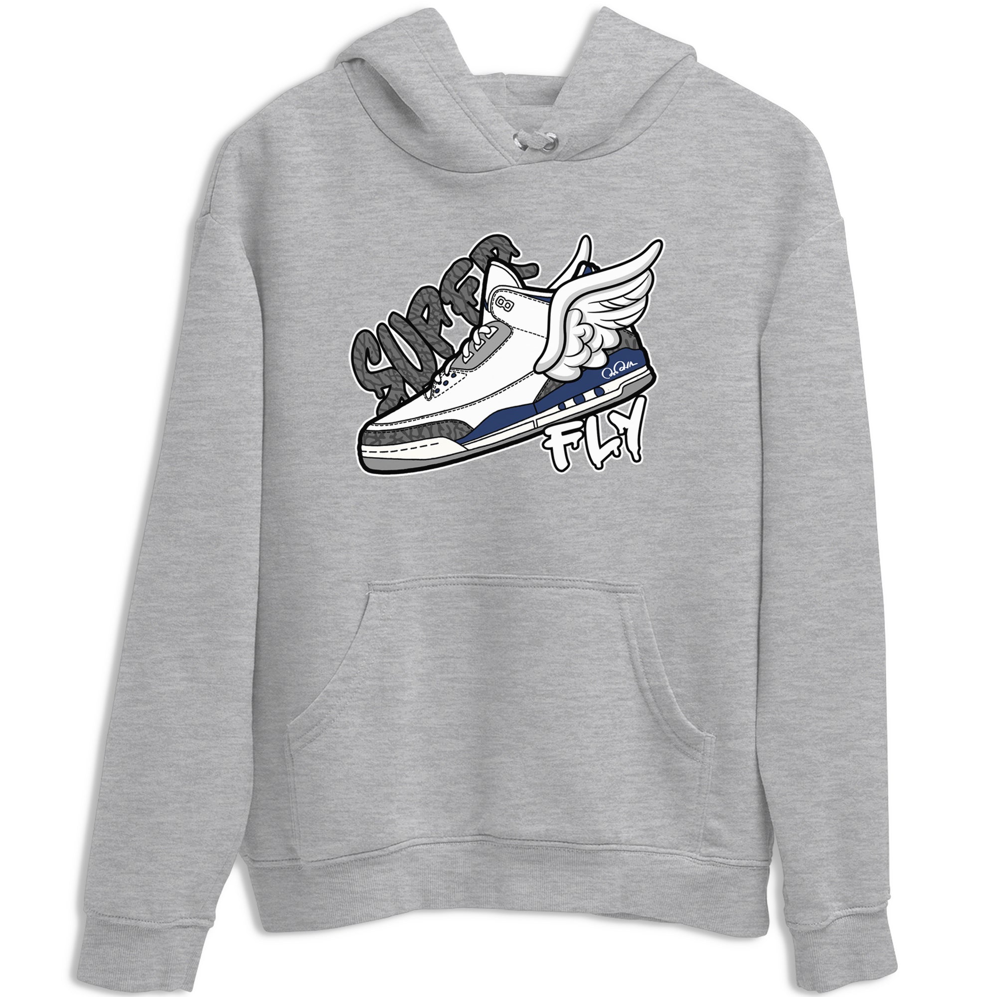 Super Fly snkmatch Tees - Air Jordan 3 Midnight Navy 2023