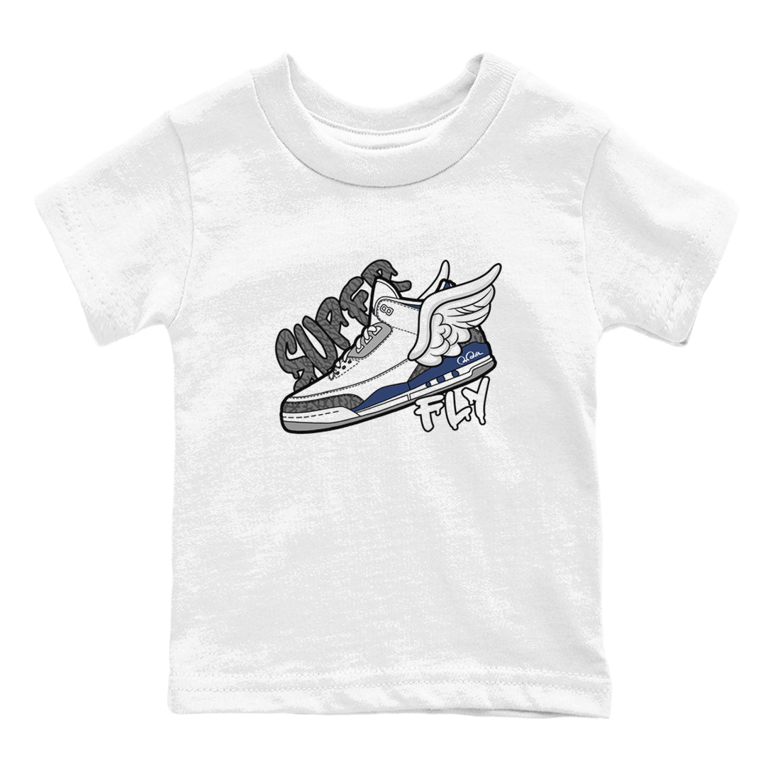 Super Fly snkmatch Tees Kids - Air Jordan 3 Midnight Navy 2023