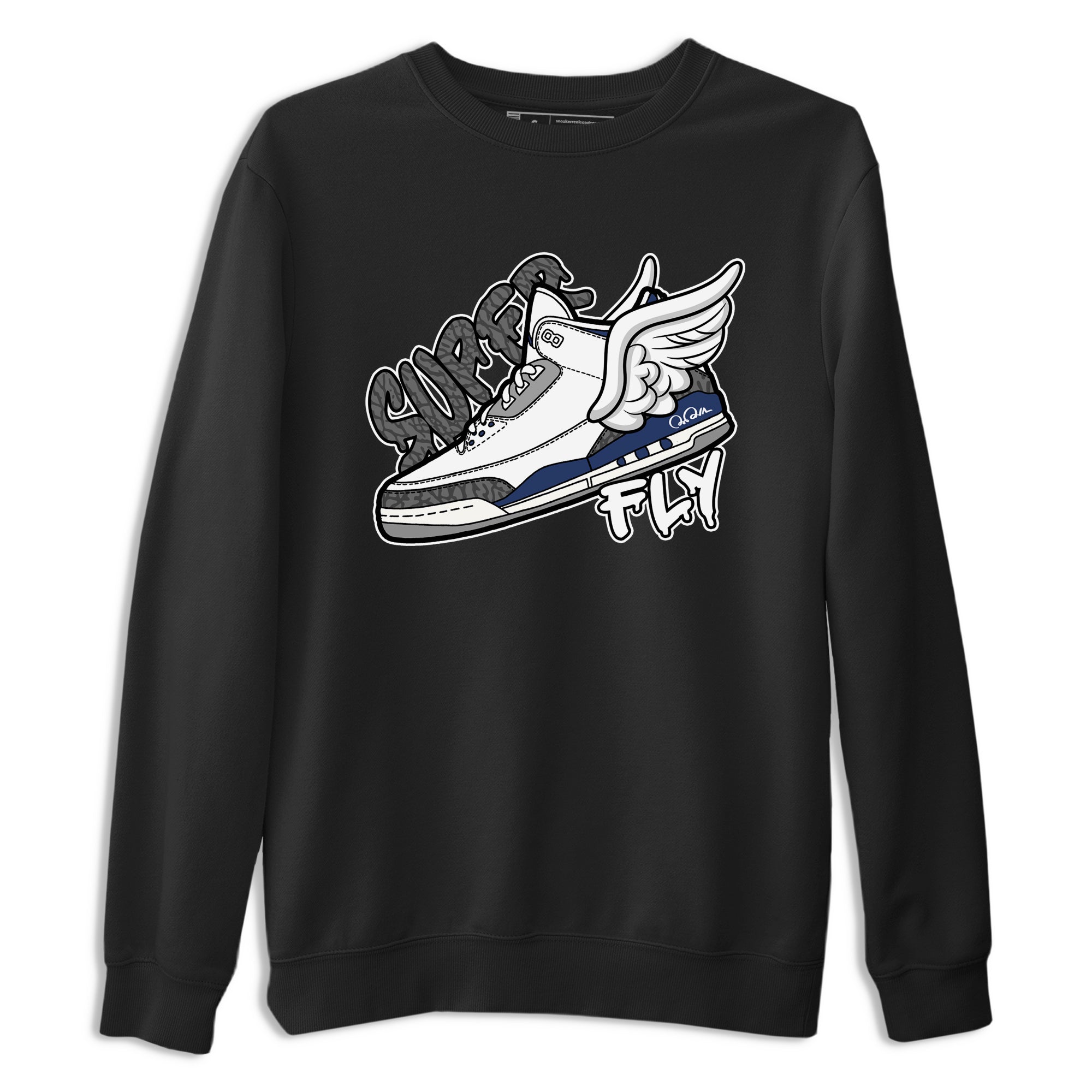 Super Fly snkmatch Tees - Air Jordan 3 Midnight Navy 2023