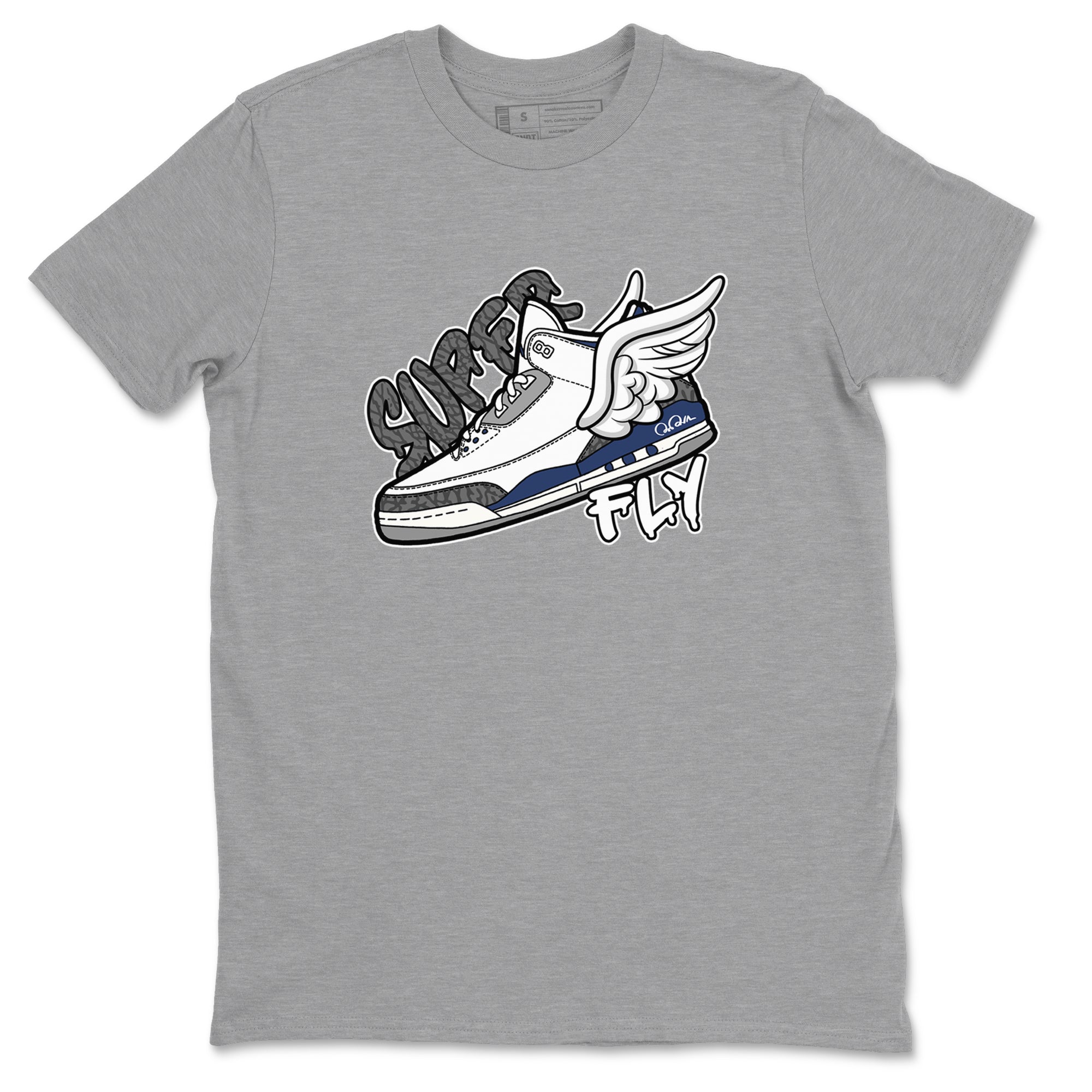 Super Fly snkmatch Tees - Air Jordan 3 Midnight Navy 2023