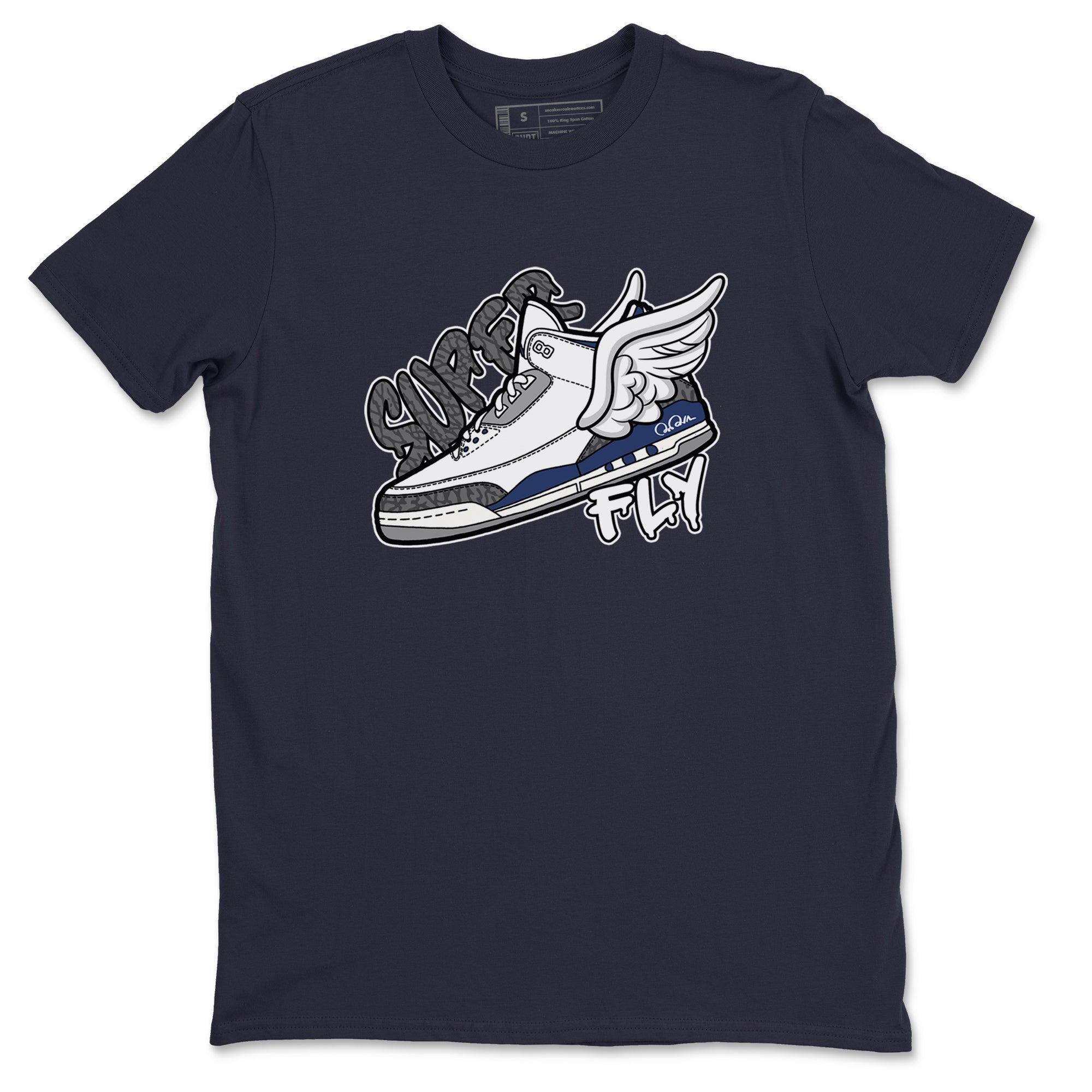 Super Fly snkmatch Tees - Air Jordan 3 Midnight Navy 2023