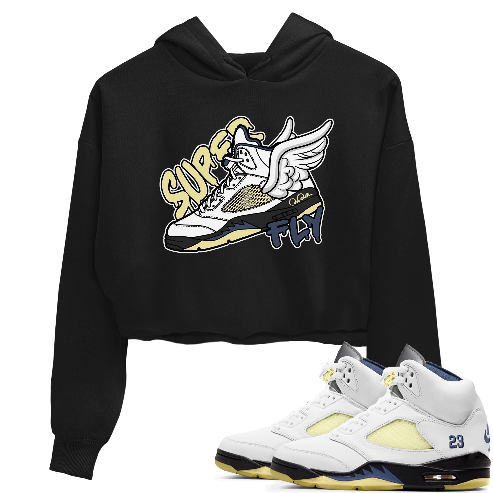 Super Fly snkmatch Women's Top - Air Jordan 5 A Ma Maniere x Photon Dust