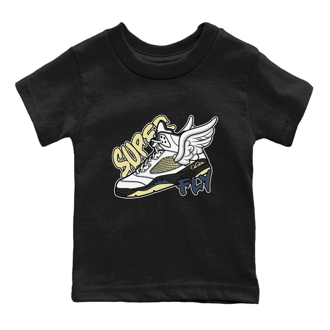 Super Fly snkmatch Tee Kids - Air Jordan 5 A Ma Maniere x Photon Dust