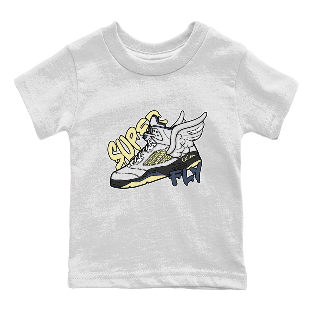 Super Fly snkmatch Tee Kids - Air Jordan 5 A Ma Maniere x Photon Dust