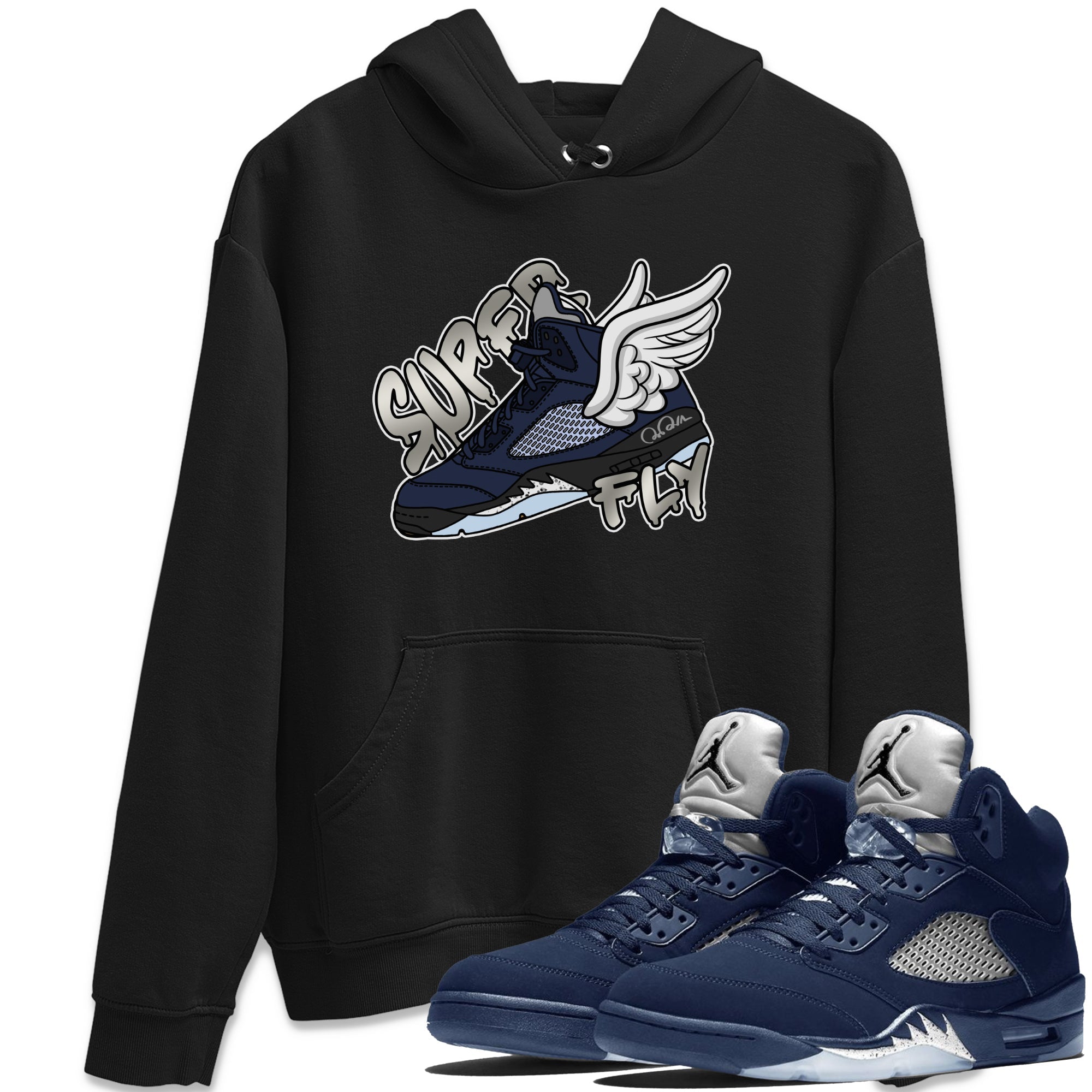 Super Fly Unisex Tops - Air Jordan 5 Georgetown