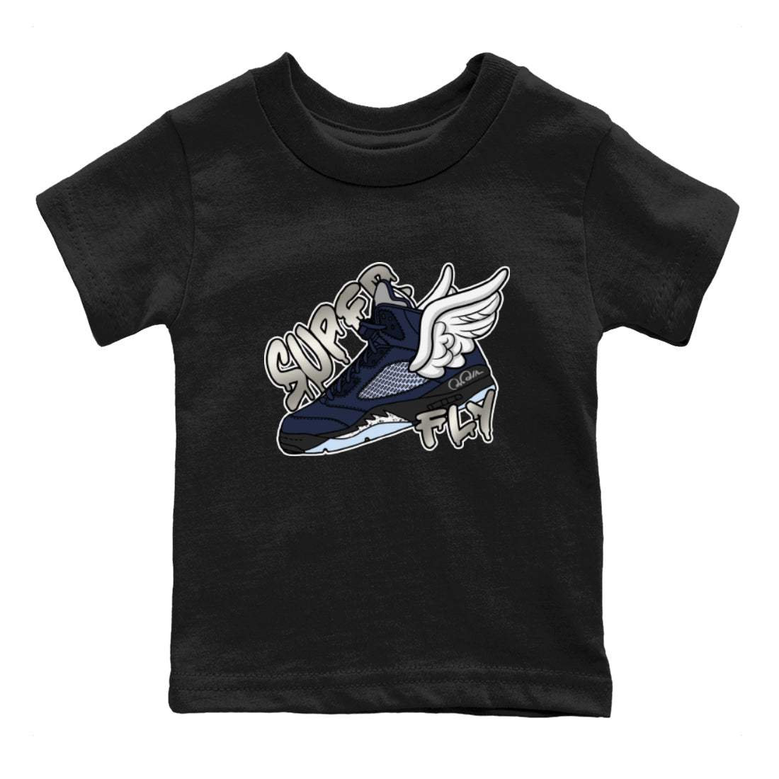 Super Fly Kids Tops - Air Jordan 5 Georgetown