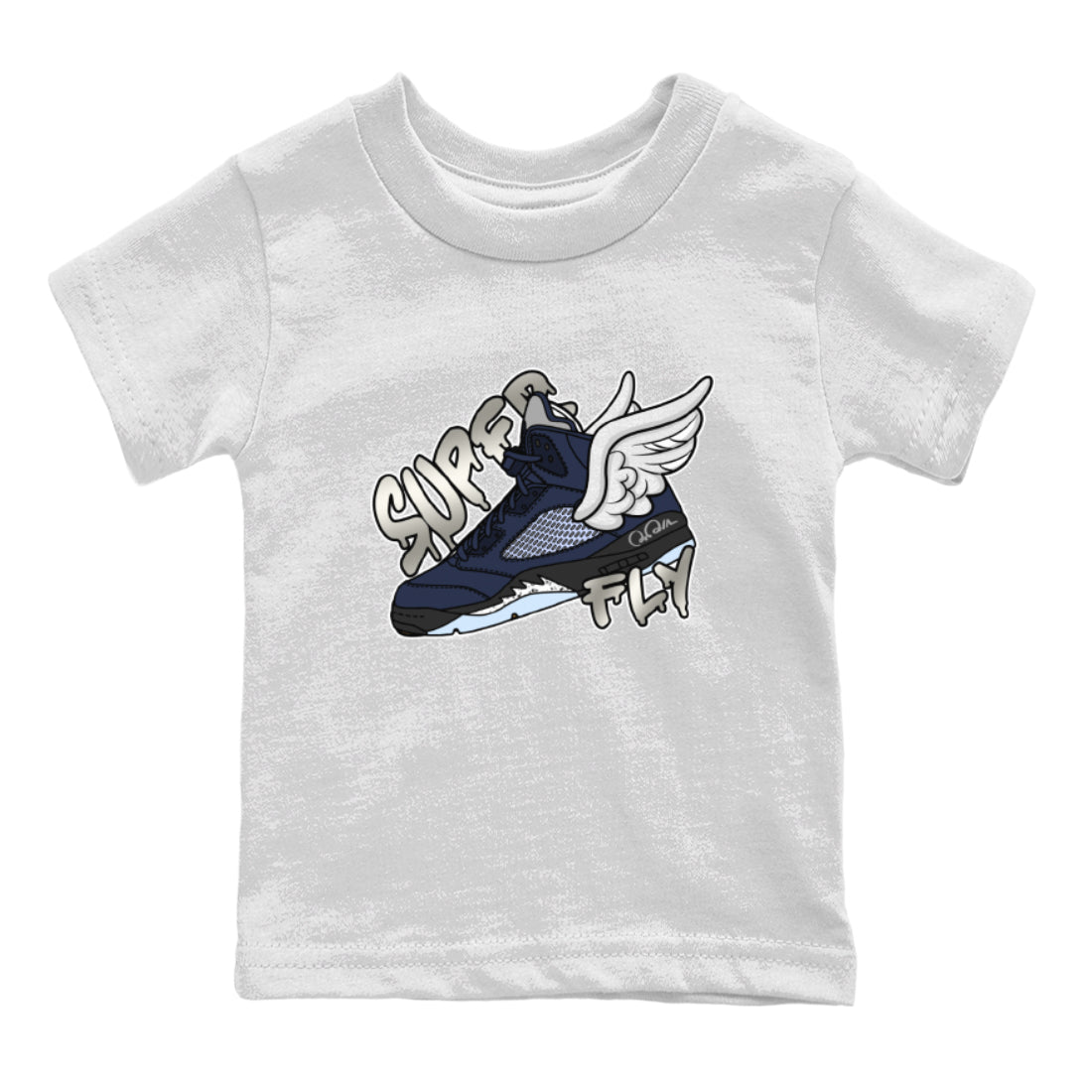 Super Fly Kids Tops - Air Jordan 5 Georgetown