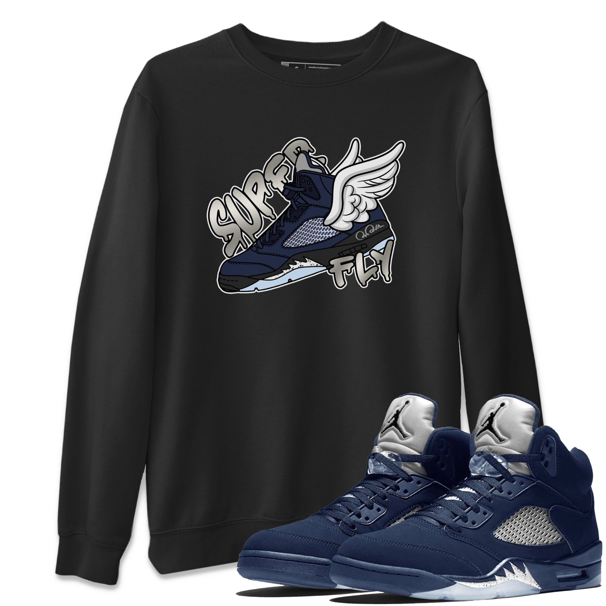Super Fly Unisex Tops - Air Jordan 5 Georgetown