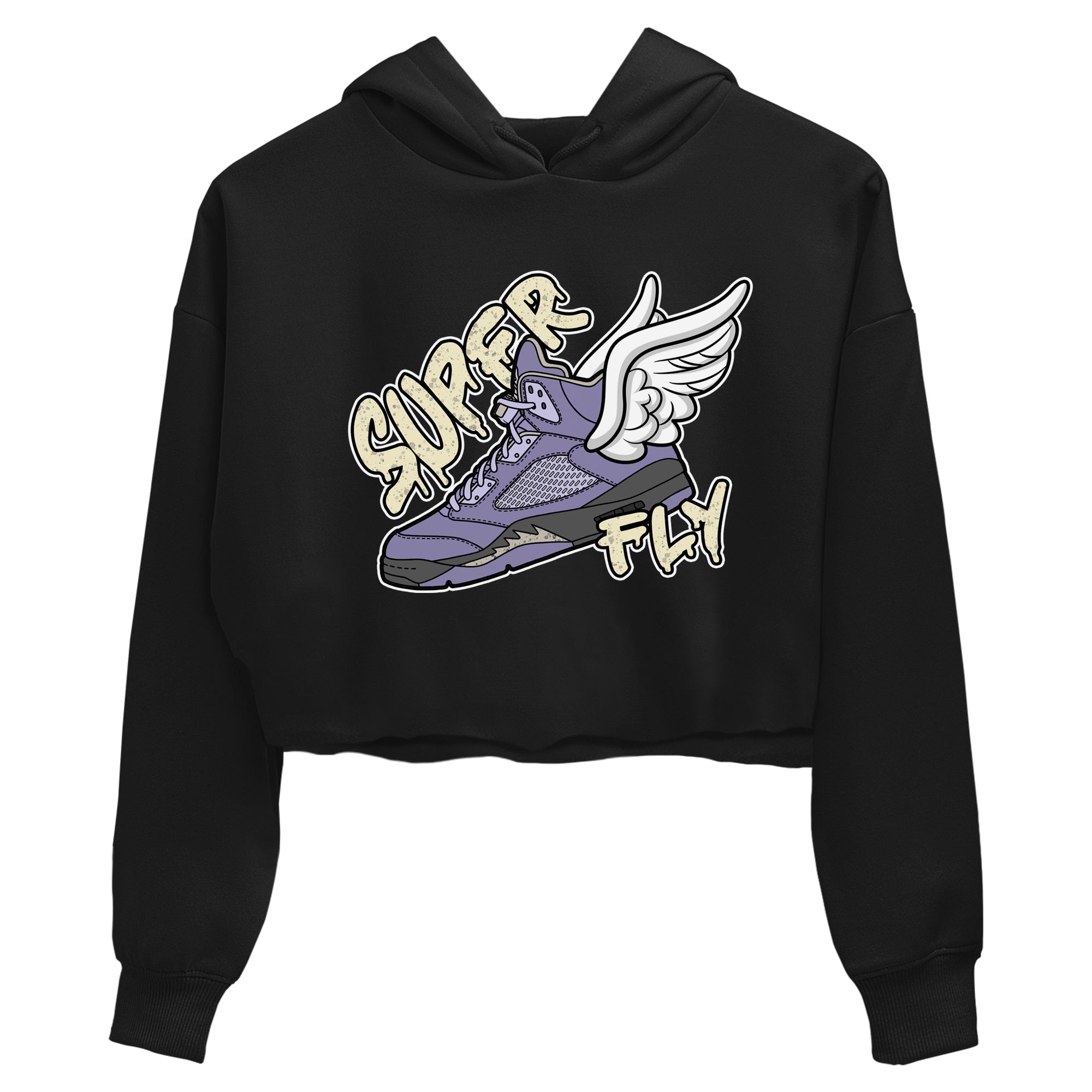 Super Fly Women's Tops - Air Jordan 5 Indigo Haze