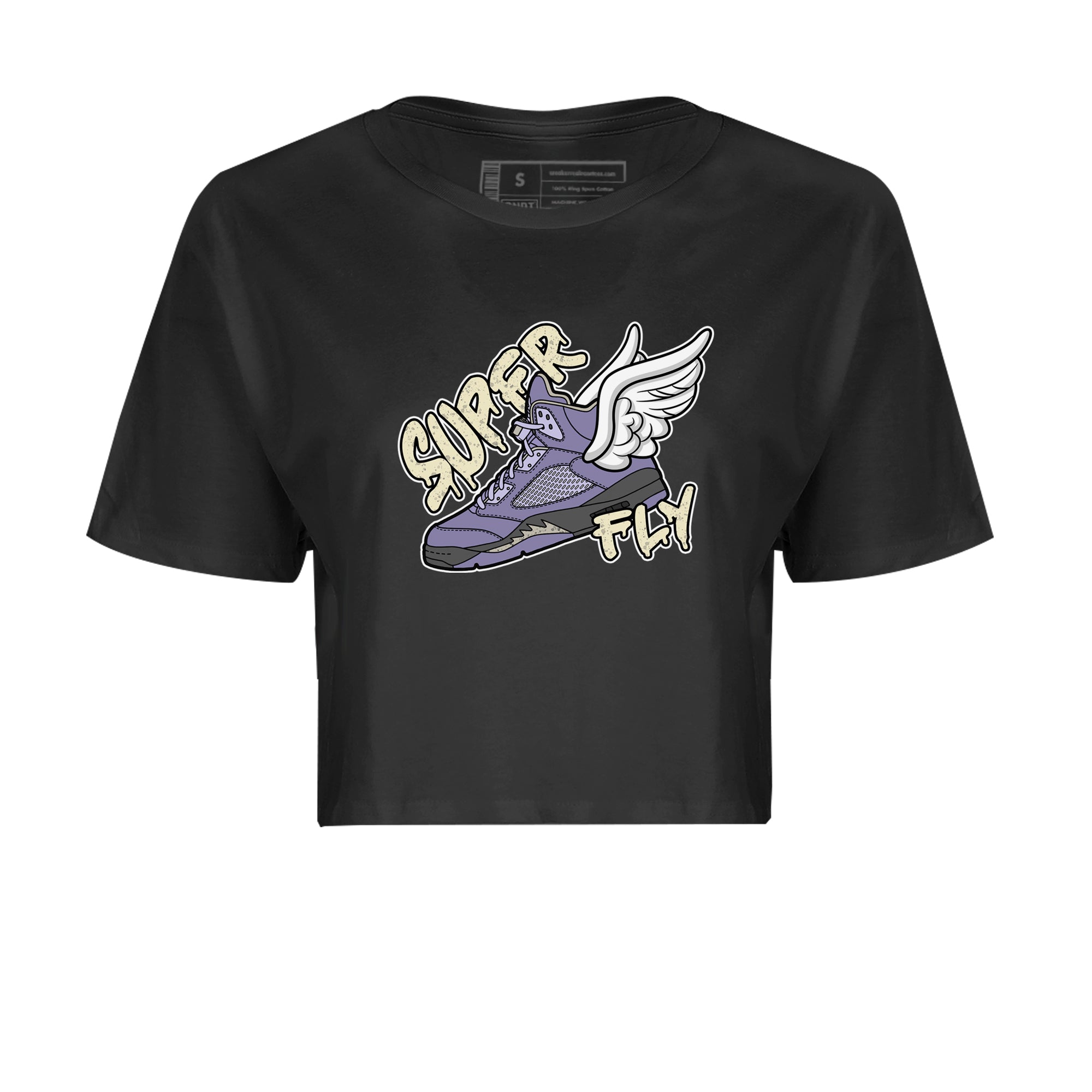 Super Fly Women's Tops - Air Jordan 5 Indigo Haze