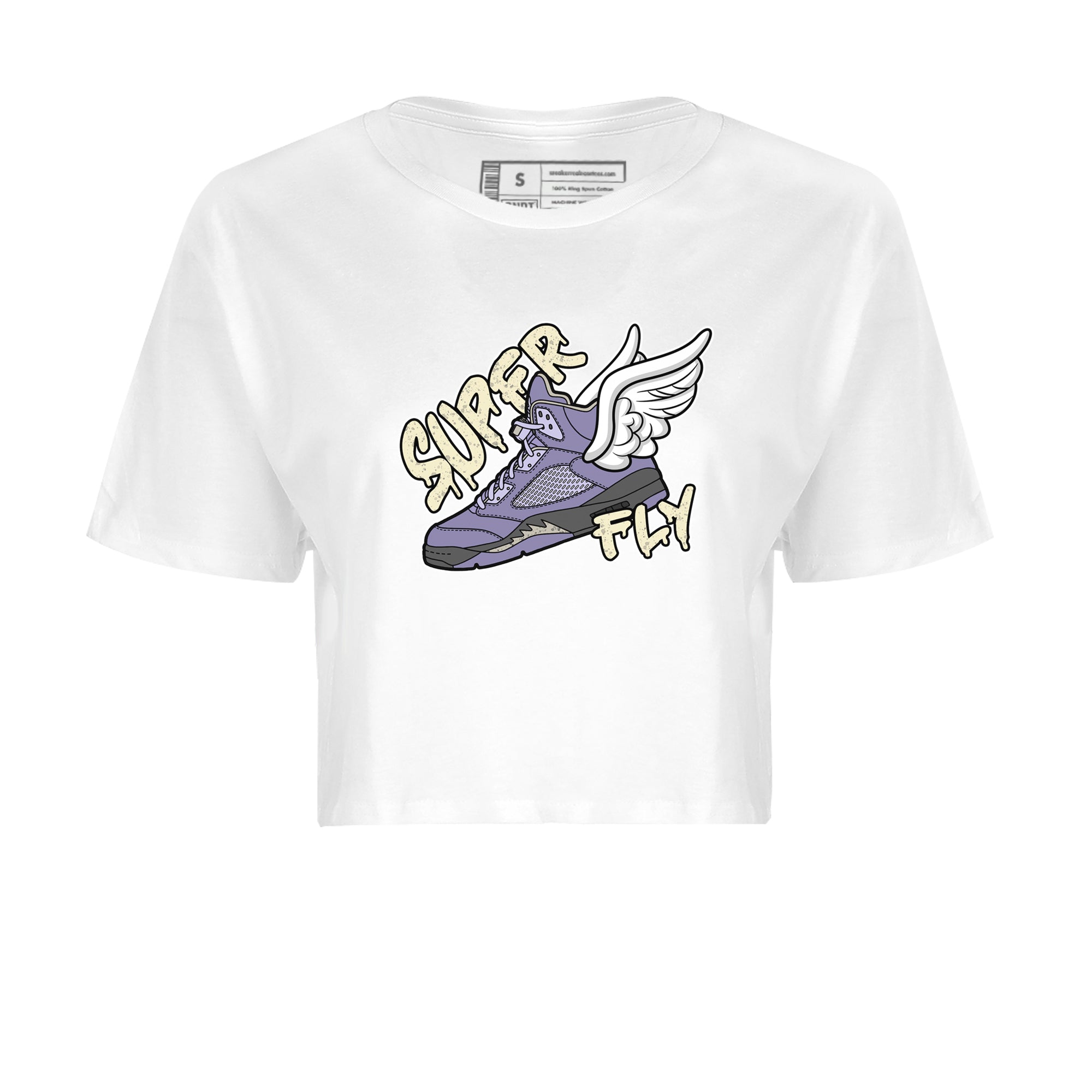 Super Fly Women's Tops - Air Jordan 5 Indigo Haze