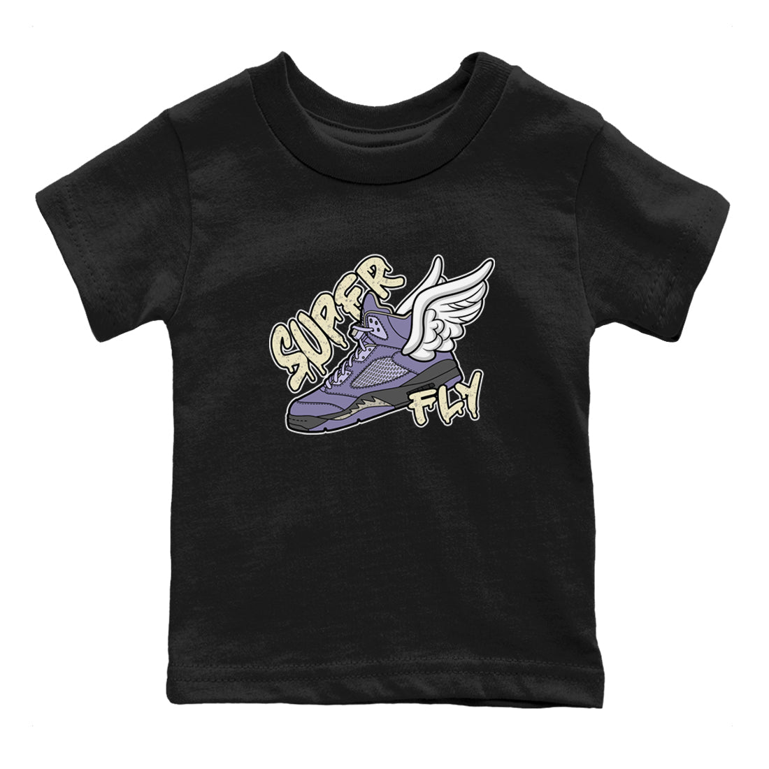 Super Fly Kids Tops - Air Jordan 5 Indigo Haze