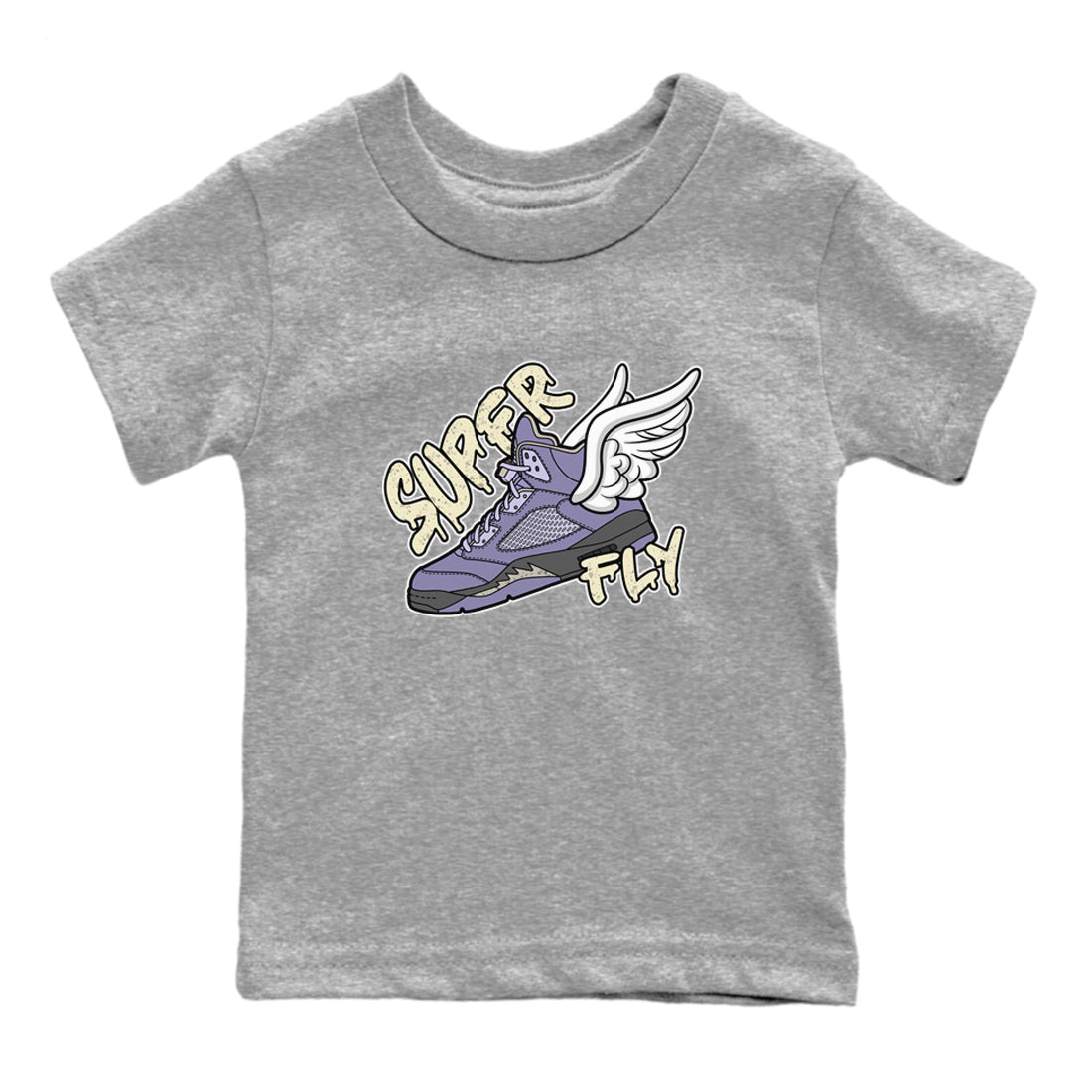 Super Fly Kids Tops - Air Jordan 5 Indigo Haze
