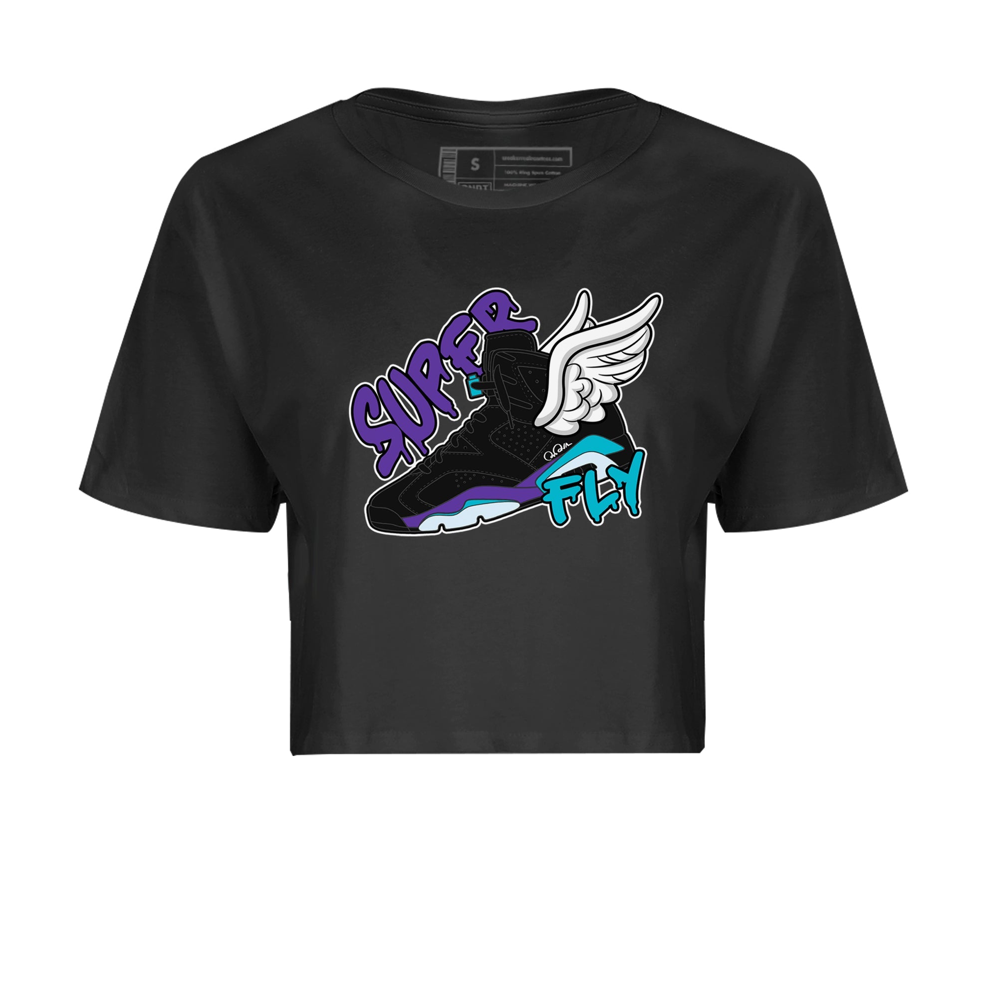 Super Fly Women's Tops - Air Jordan 6 Aqua