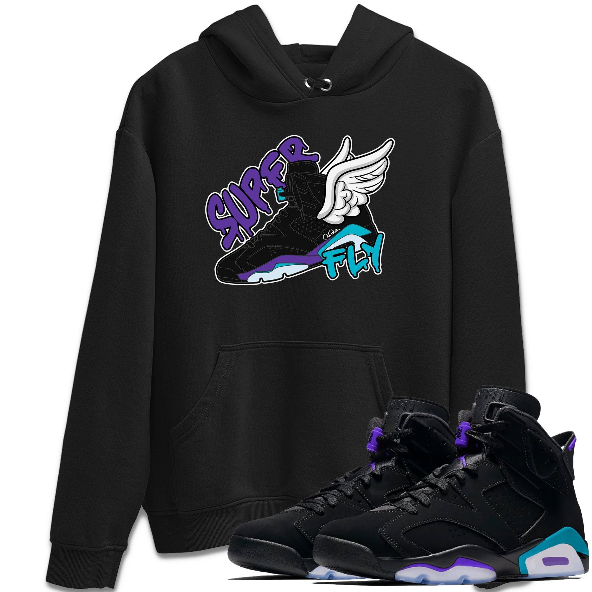 Super Fly Unisex Tops - Air Jordan 6 Aqua