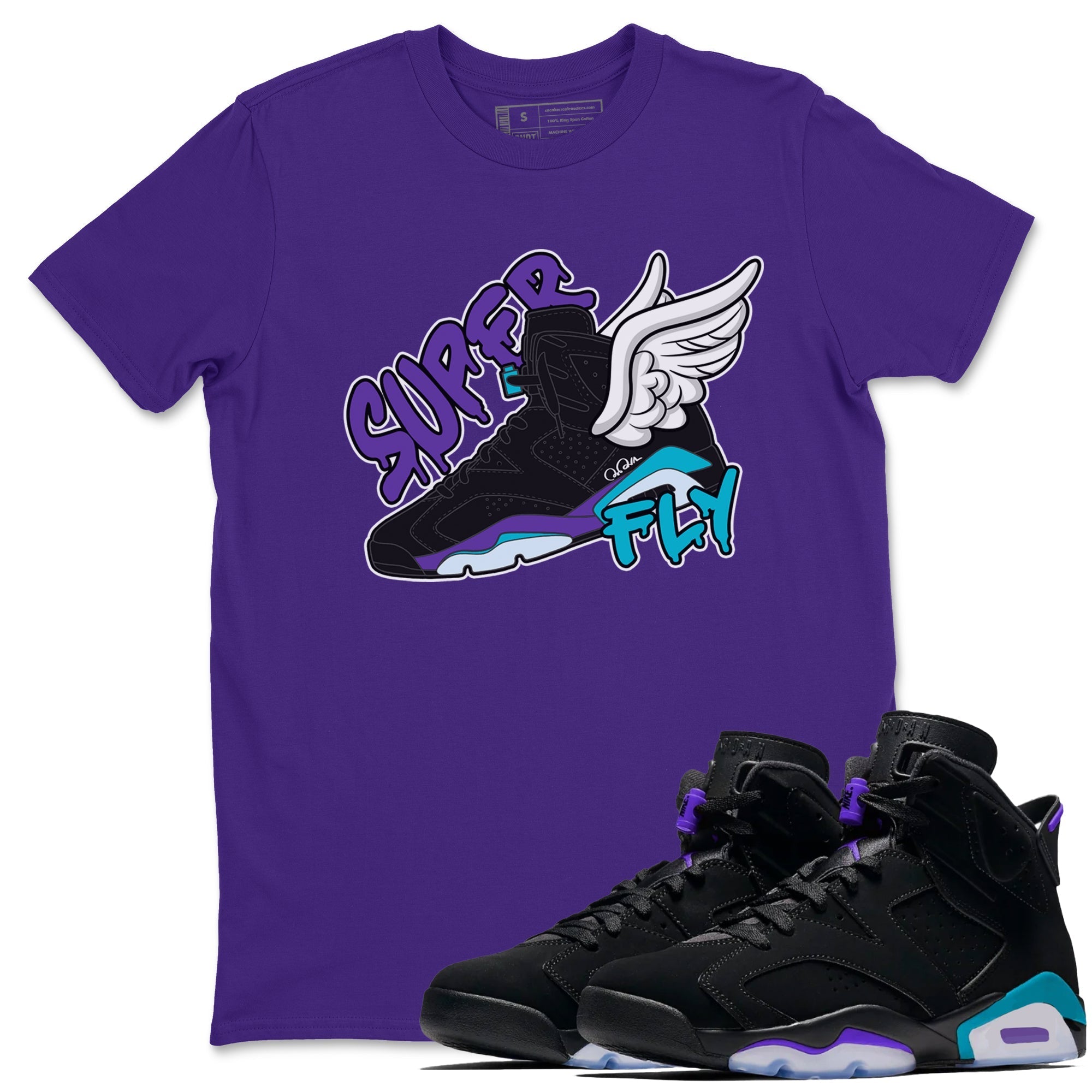 Super Fly Unisex Tops - Air Jordan 6 Aqua