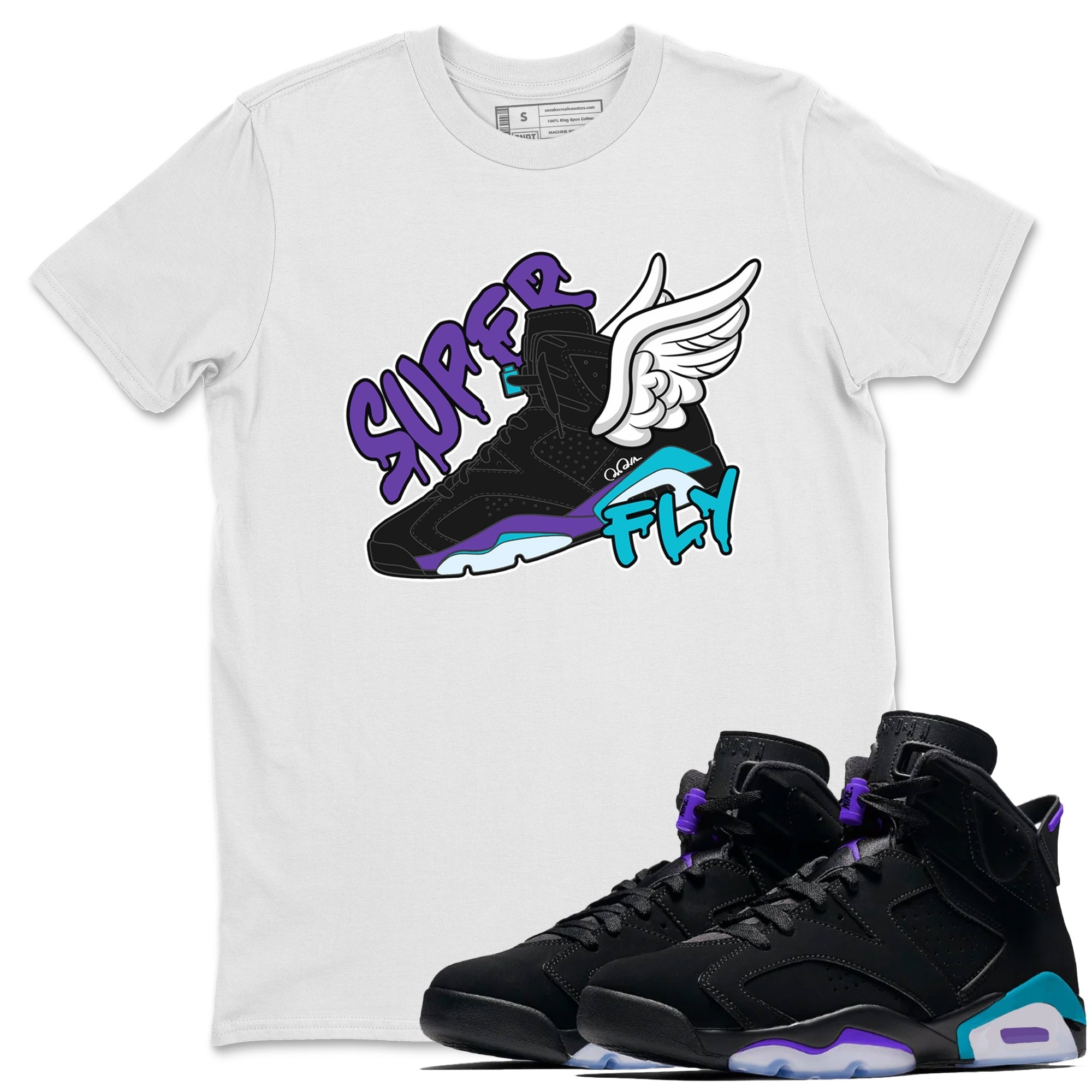 Super Fly Unisex Tops - Air Jordan 6 Aqua