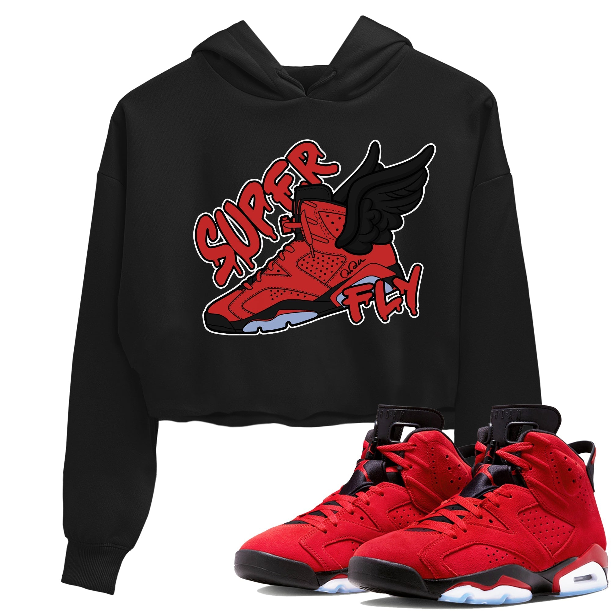 Super Fly Women's Tops - Air Jordan 6 Toro Bravo