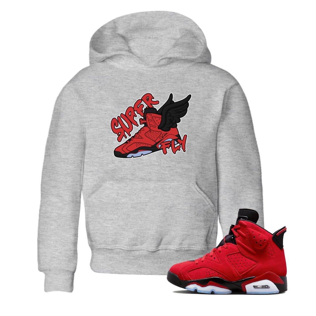 Super Fly Kids Tops - Air Jordan 6 Toro Bravo