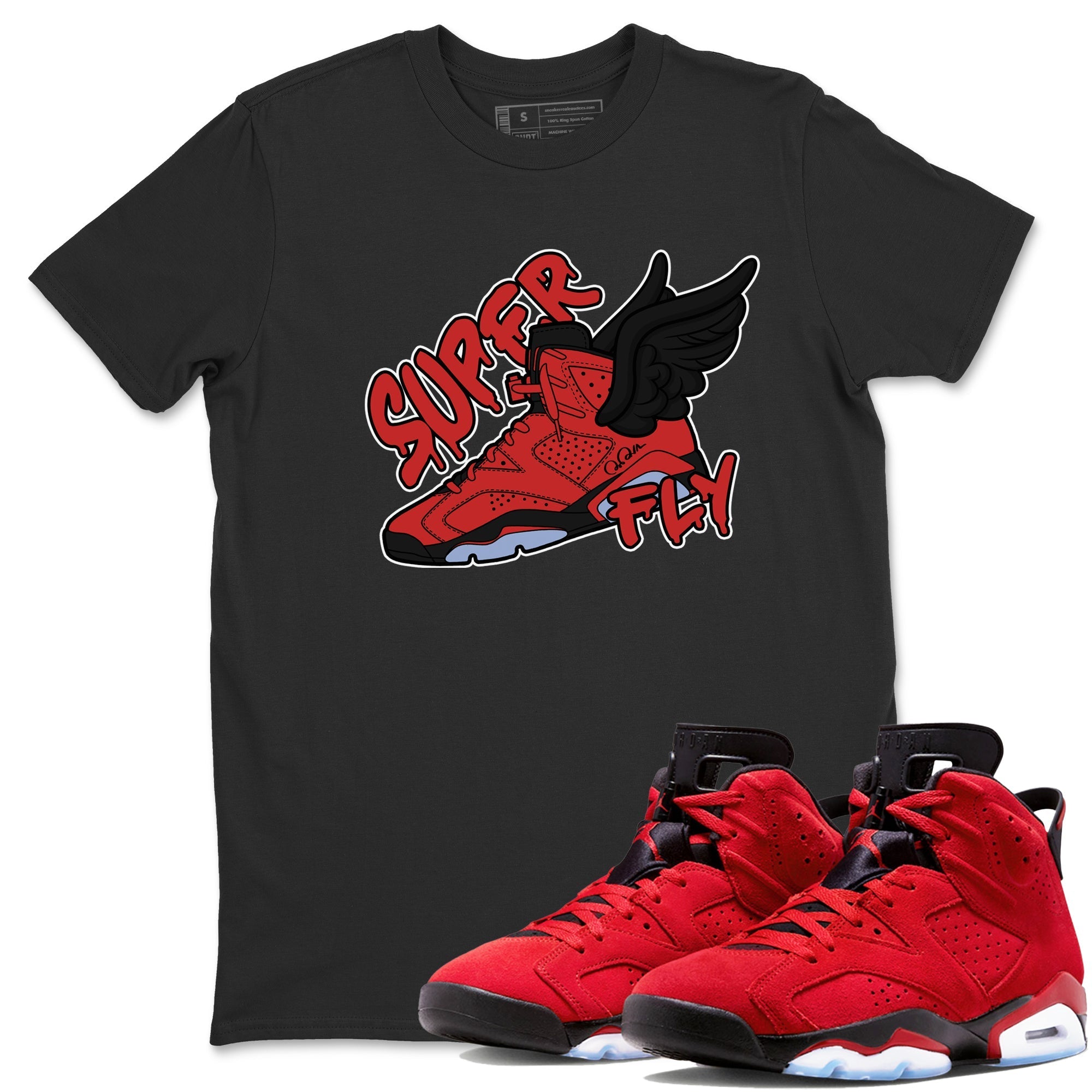 Super Fly Unisex Tops - Air Jordan 6 Toro Bravo