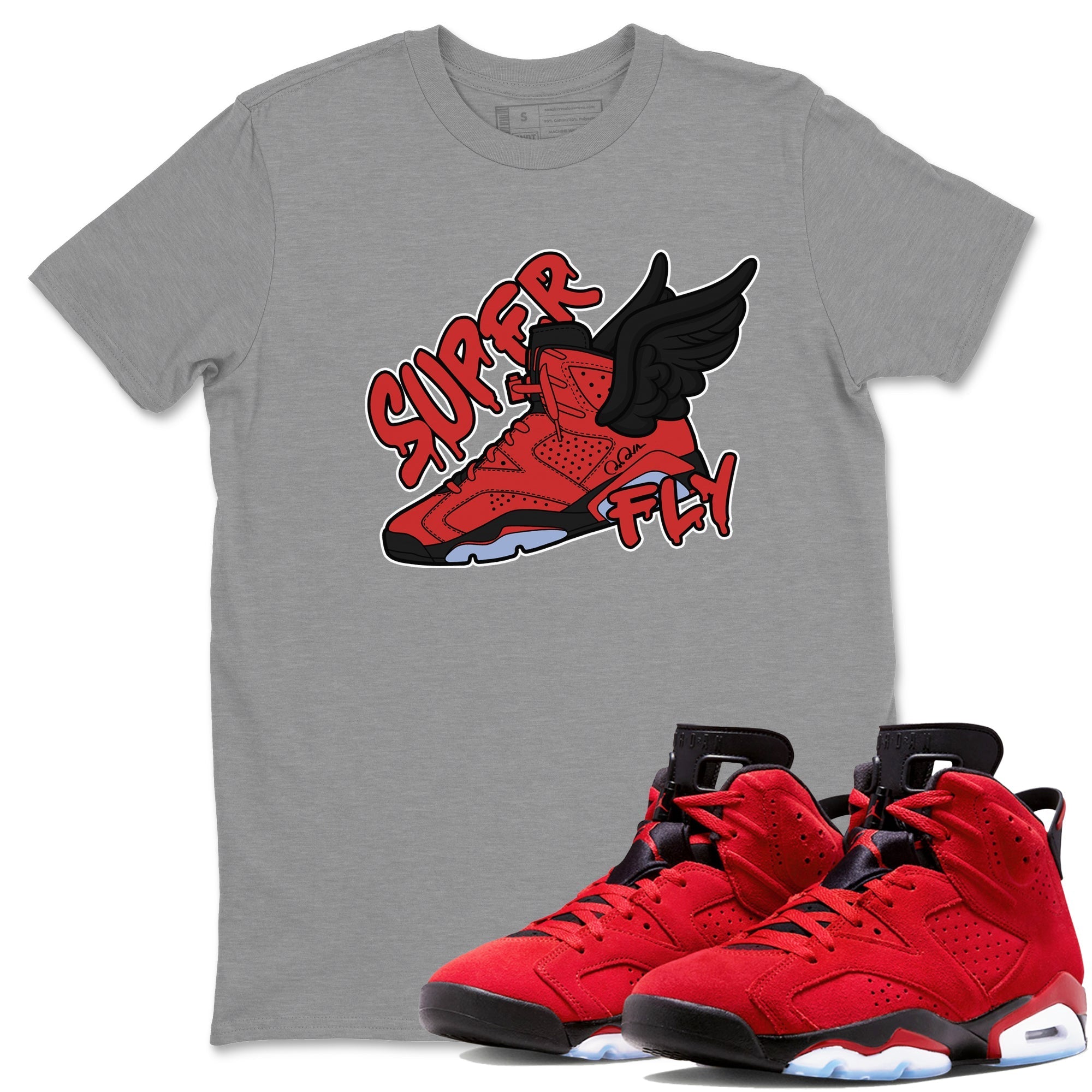 Super Fly Unisex Tops - Air Jordan 6 Toro Bravo