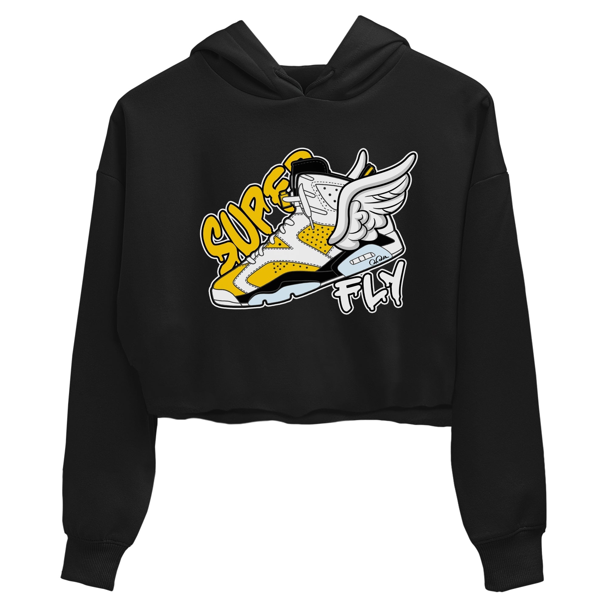 Super Fly snkmatch Women's Top - Air Jordan 6 Yellow Ochre