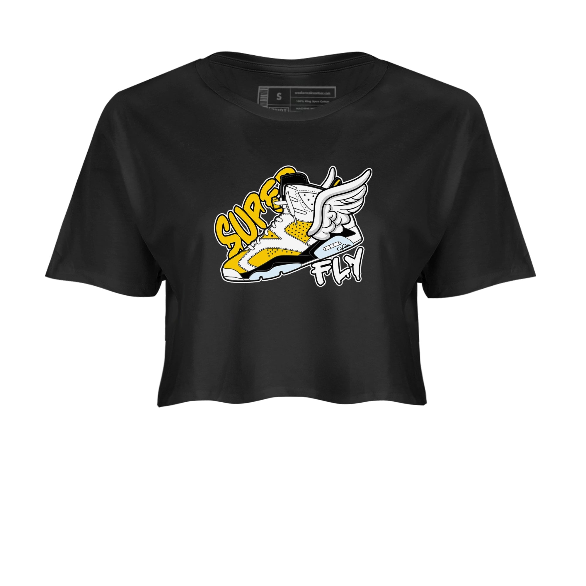 Super Fly snkmatch Women's Top - Air Jordan 6 Yellow Ochre