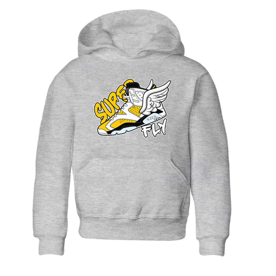 Super Fly snkmatch Tee Kids - Air Jordan 6 Yellow Ochre