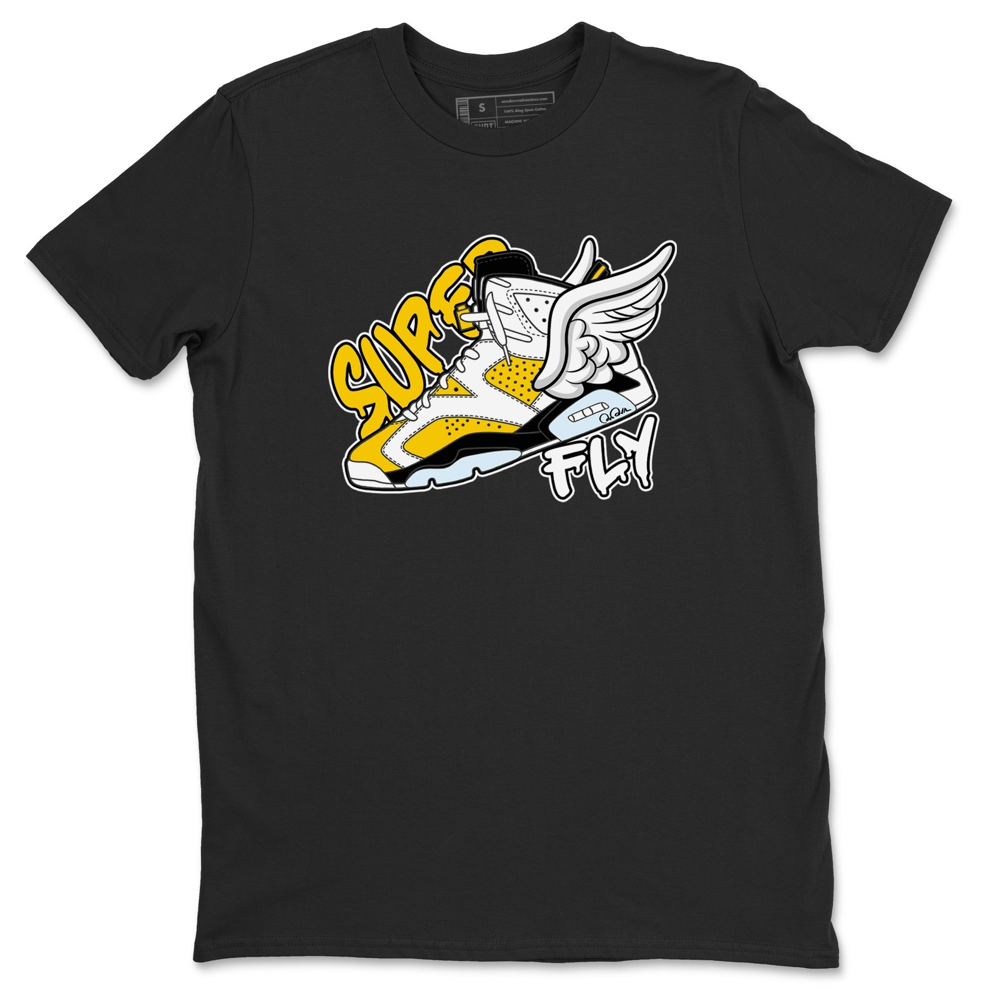 Super Fly snkmatch Tee - Air Jordan 6 Yellow Ochre