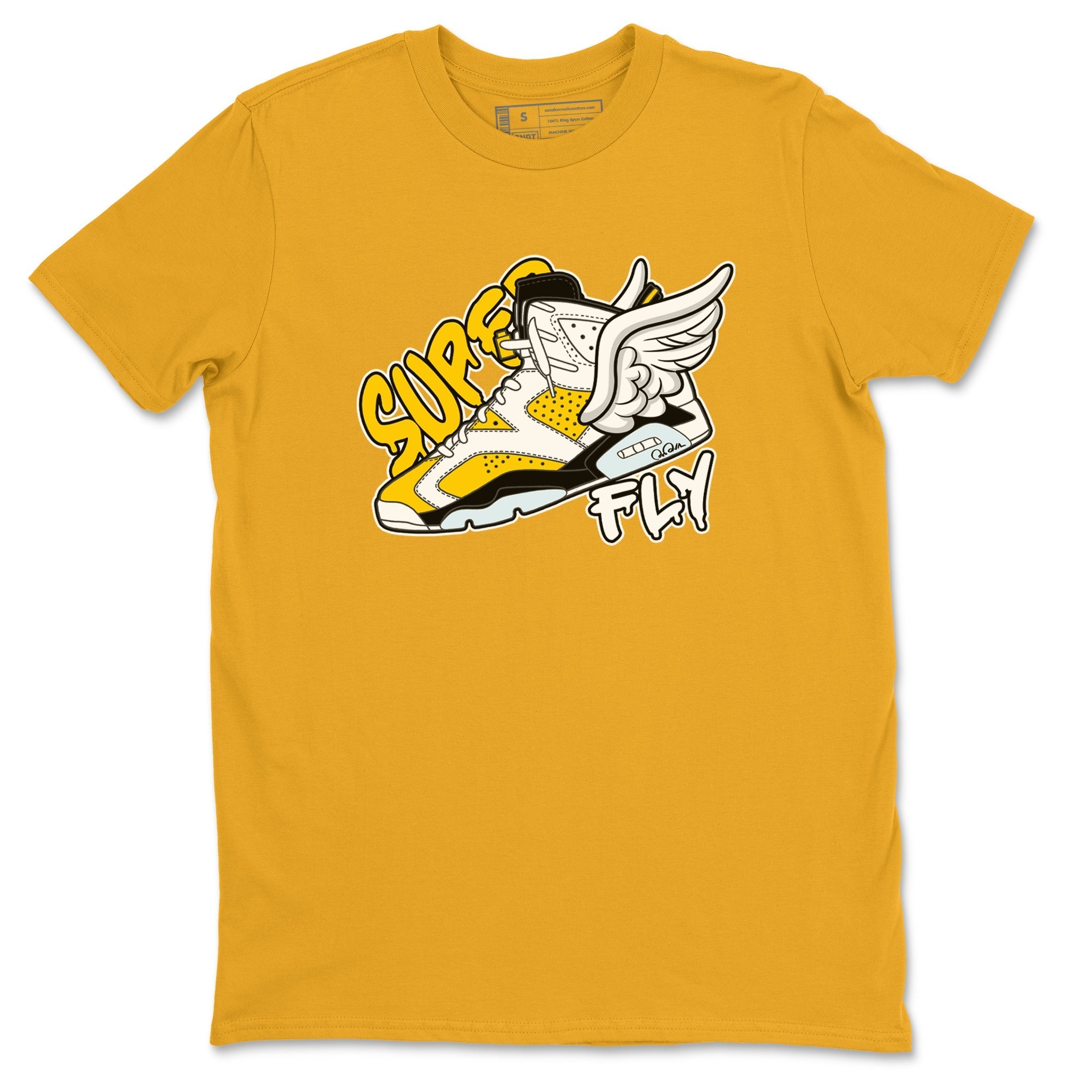 Super Fly snkmatch Tee - Air Jordan 6 Yellow Ochre