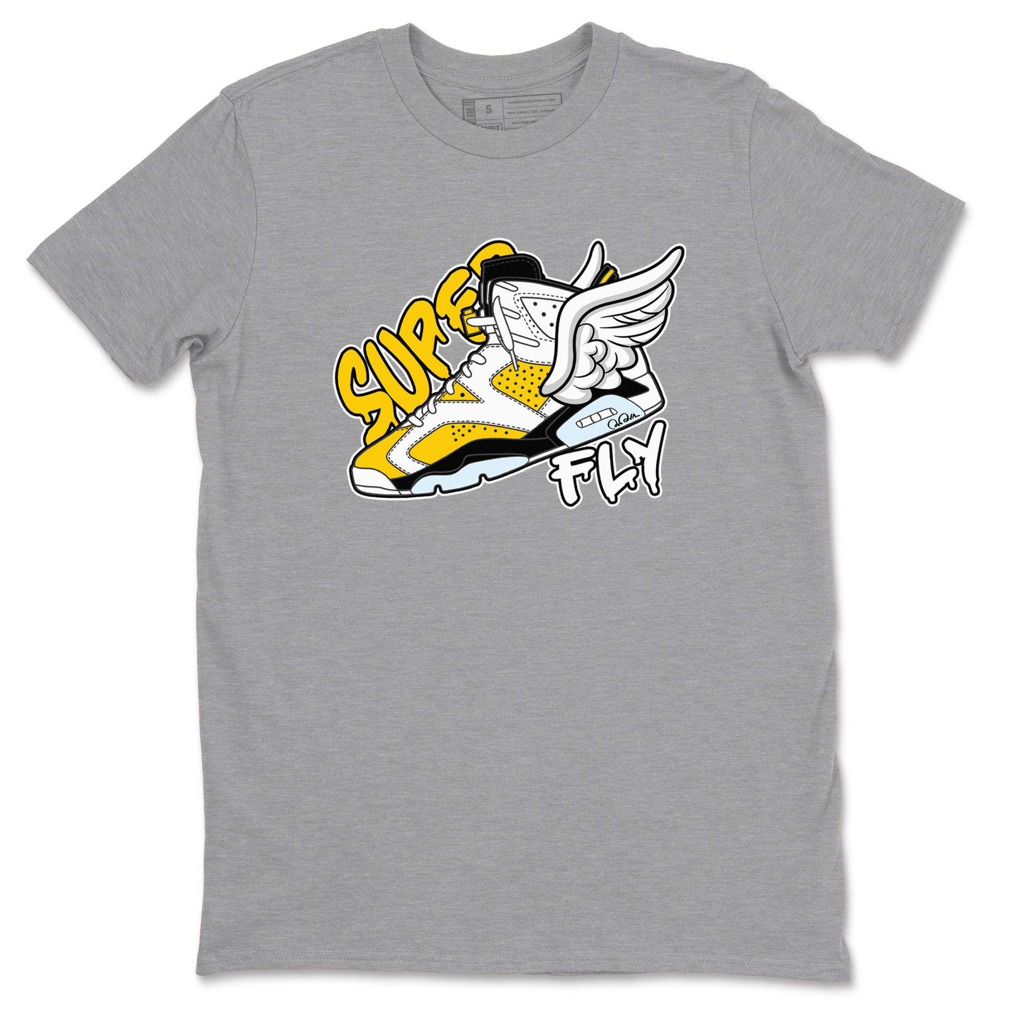 Super Fly snkmatch Tee - Air Jordan 6 Yellow Ochre