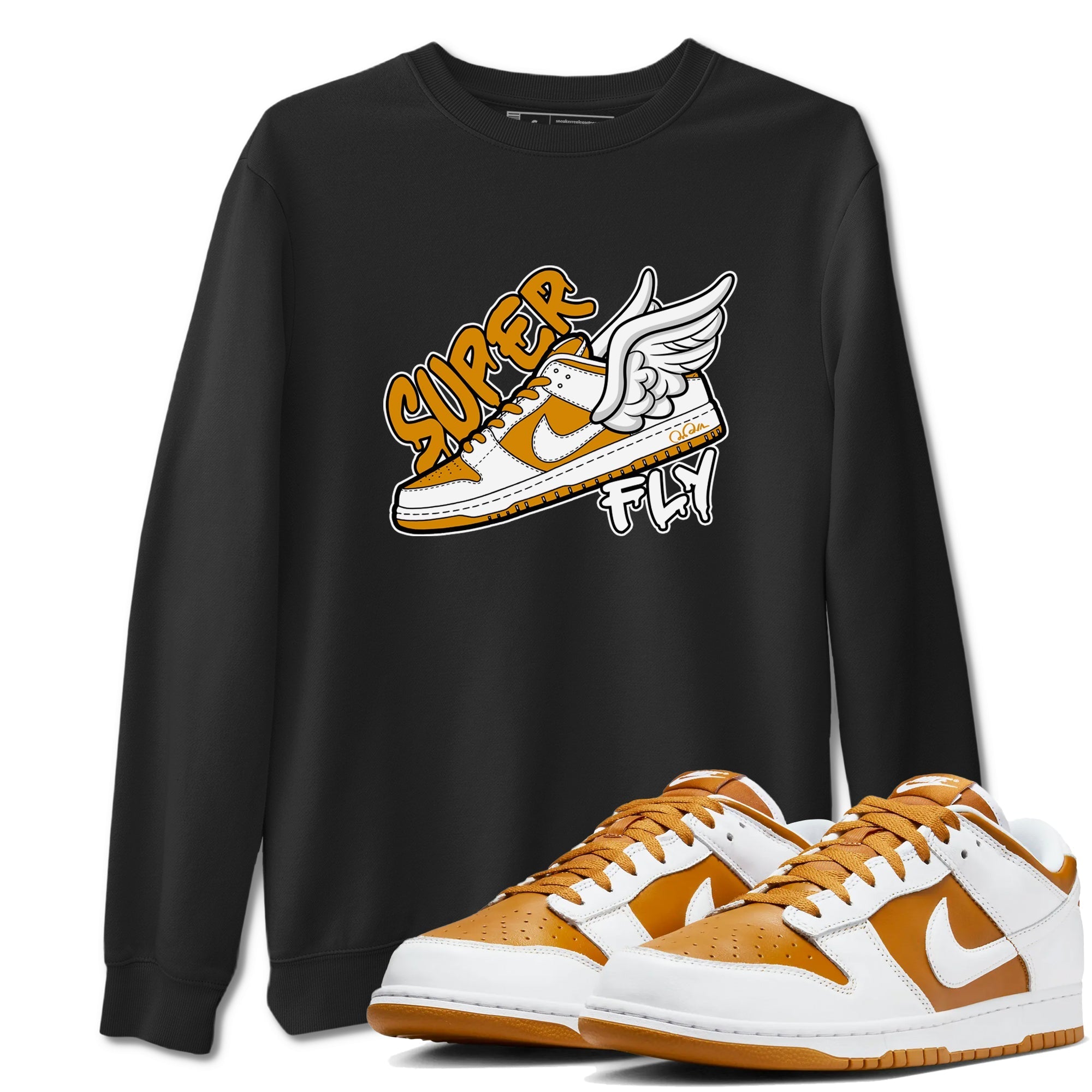 Super Fly snkmatch Tees - Dunk Dark Curry