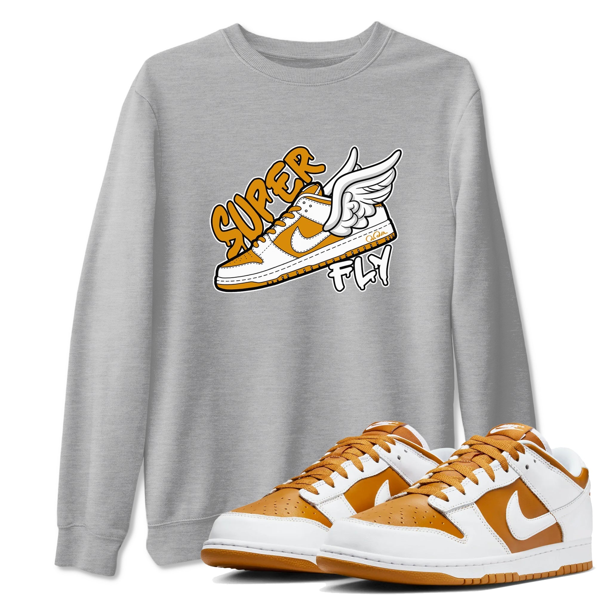 Super Fly snkmatch Tees - Dunk Dark Curry