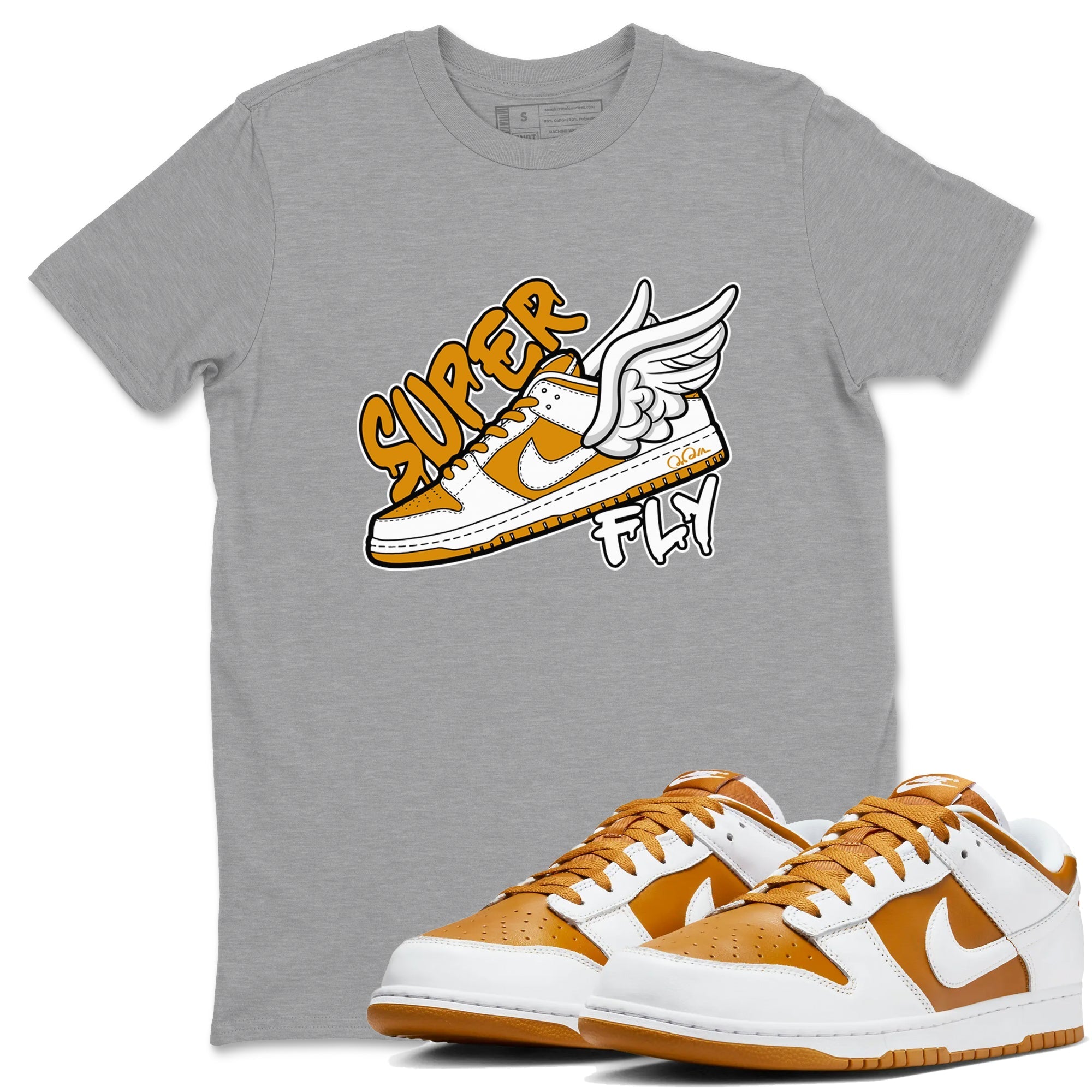 Super Fly snkmatch Tees - Dunk Dark Curry