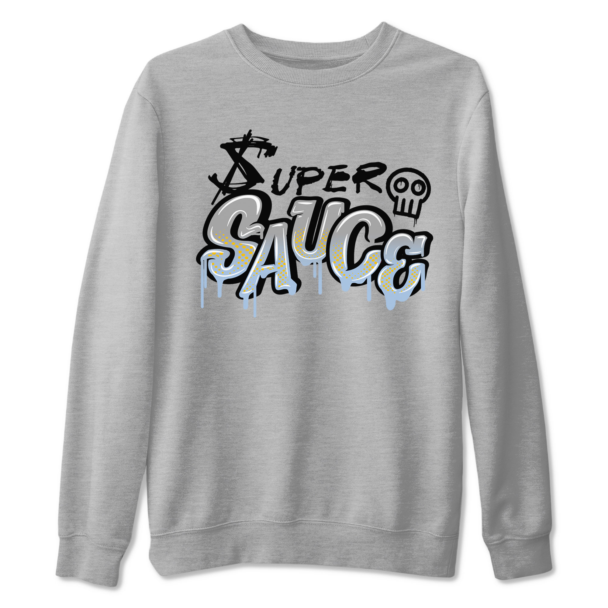Super Sauce snkmatch Tees - Air Jordan 13 Blue Grey