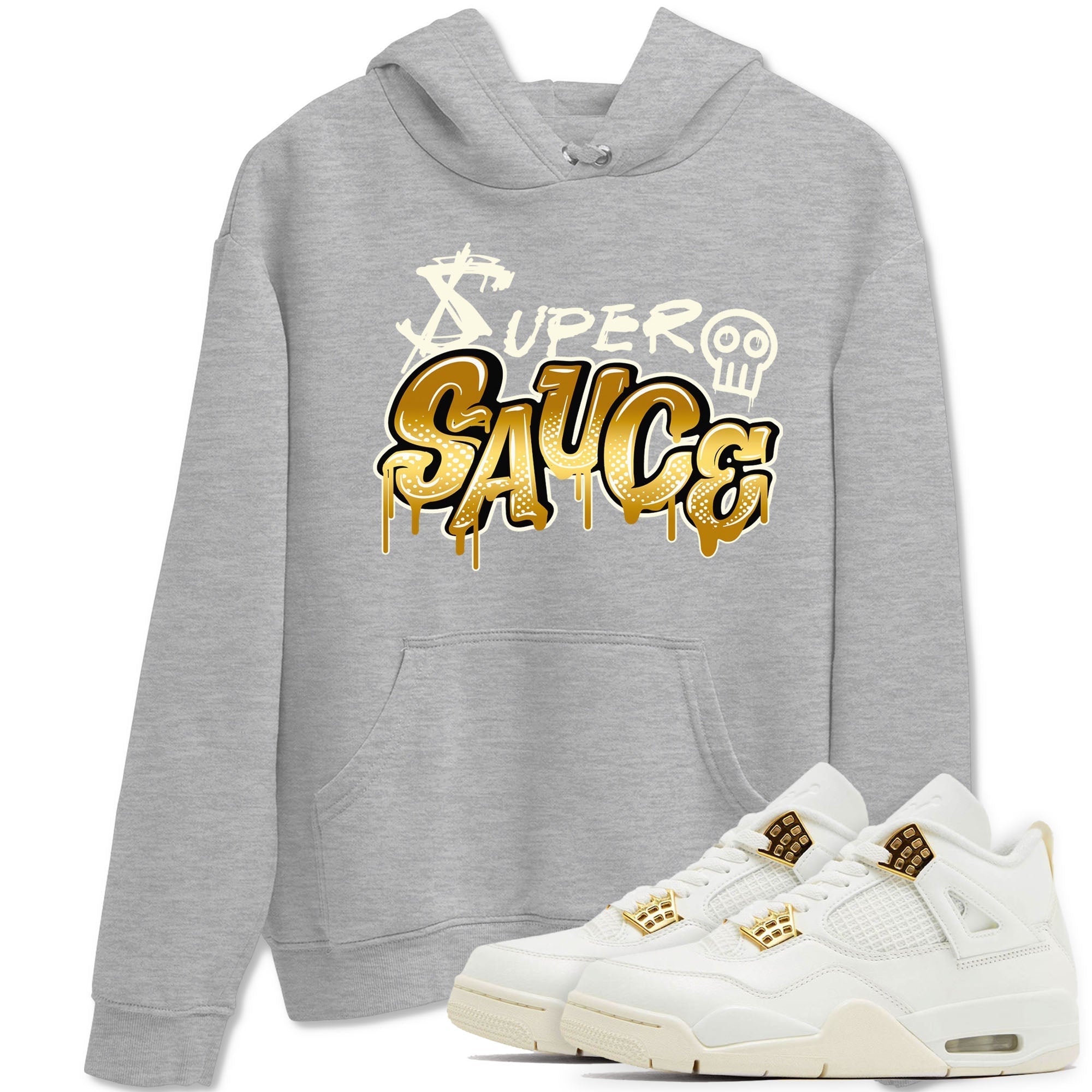 Super Sauce snkmatch Tees - Air Jordan 4 Sail 2024