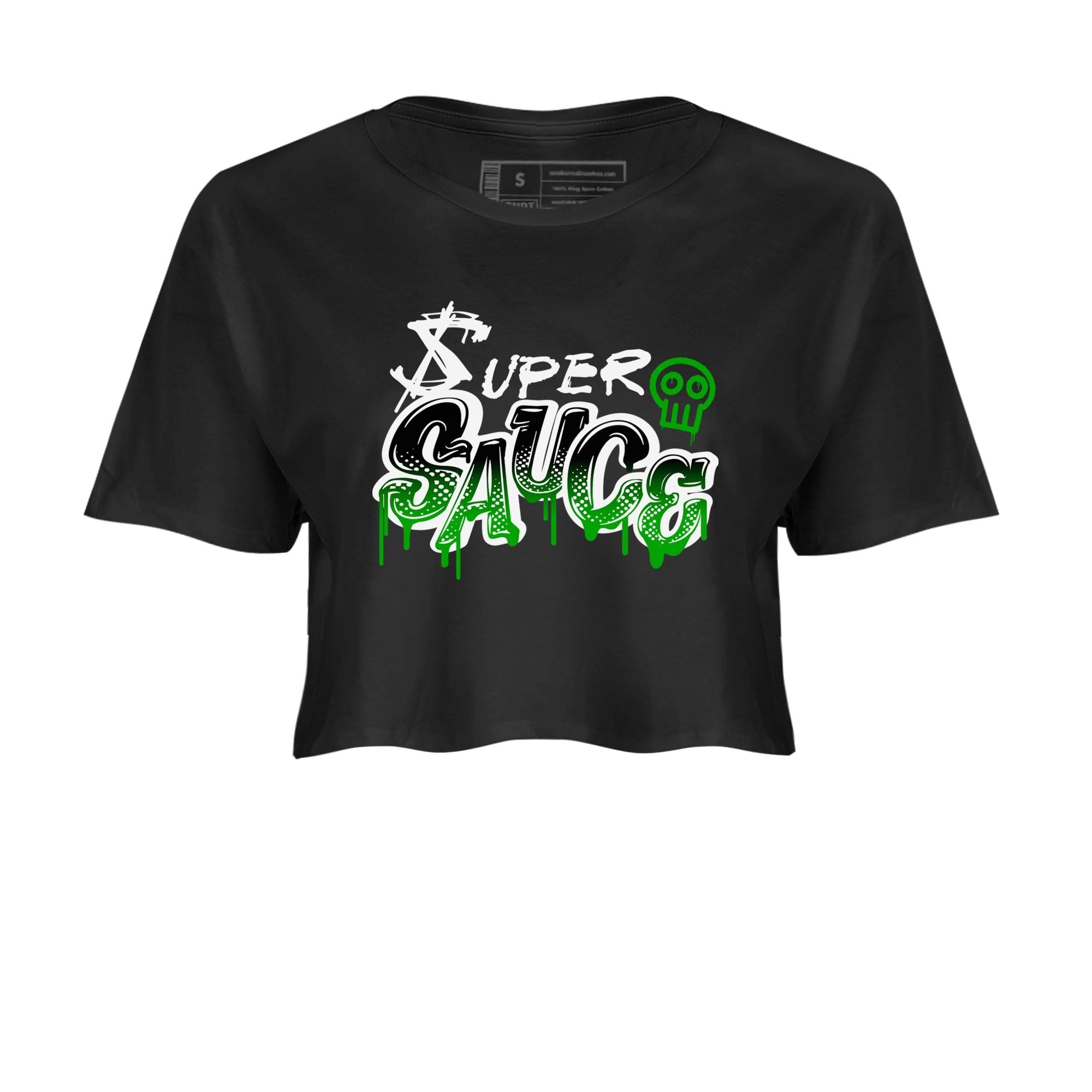 Super Sauce snkmatch Women's Top - Air Jordan 5 Lucky Green