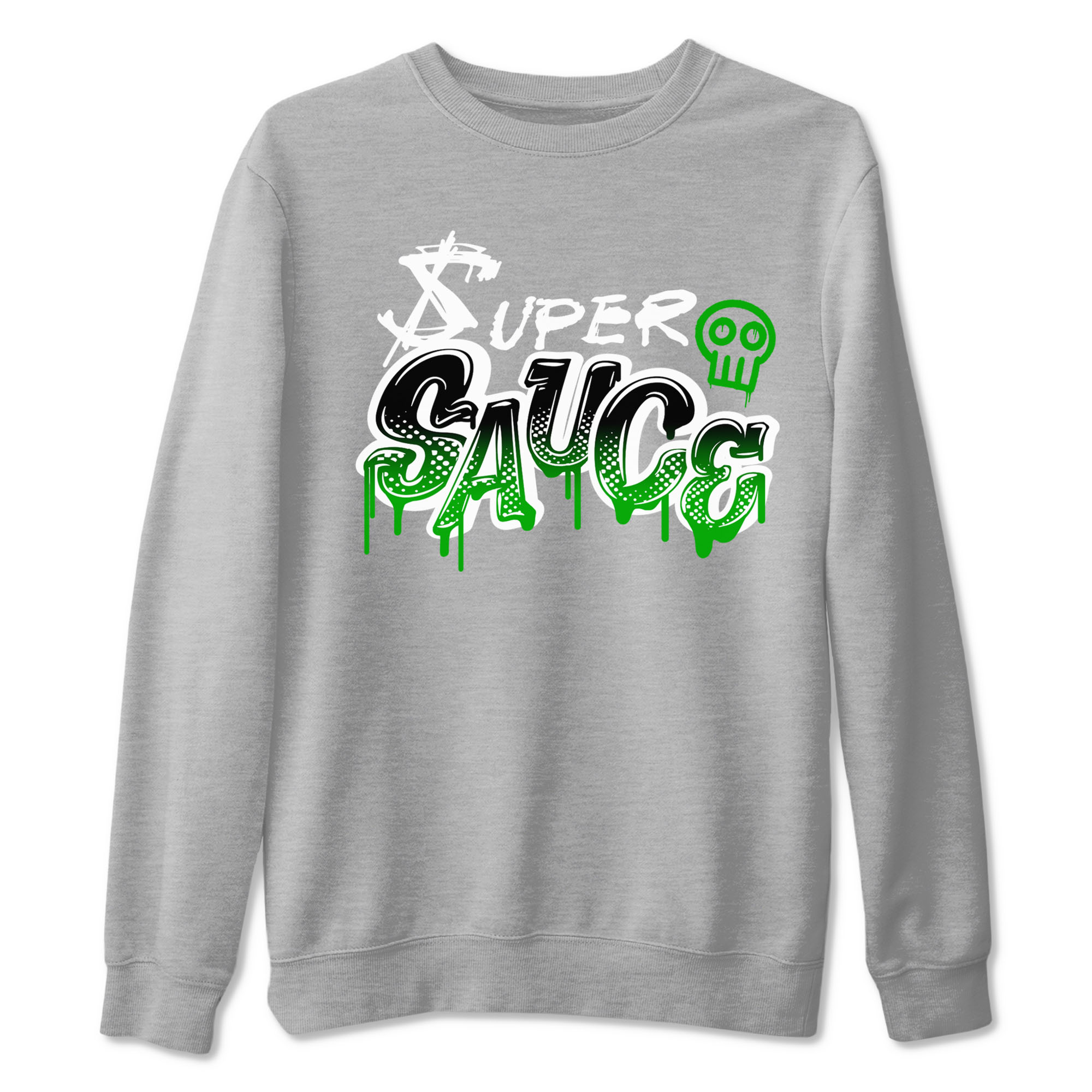 Super Sauce snkmatch Tees - Air Jordan 5 Lucky Green