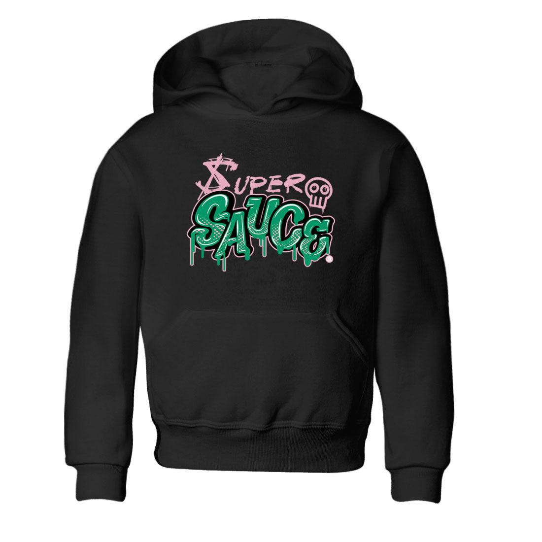Super Sauce snkmatch Tees Kids - Dunk Medium Soft Pink Malachite