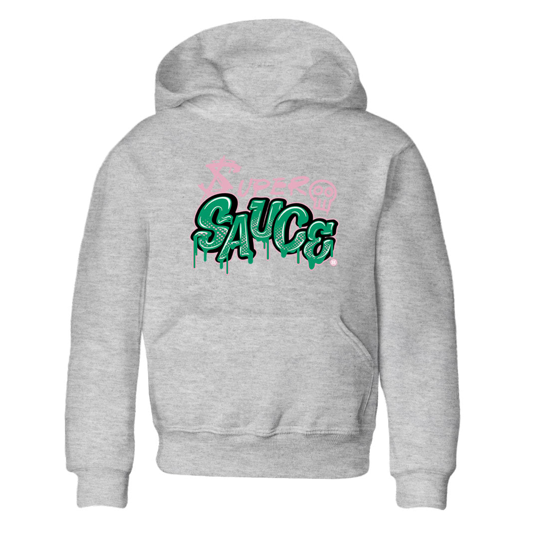 Super Sauce snkmatch Tees Kids - Dunk Medium Soft Pink Malachite