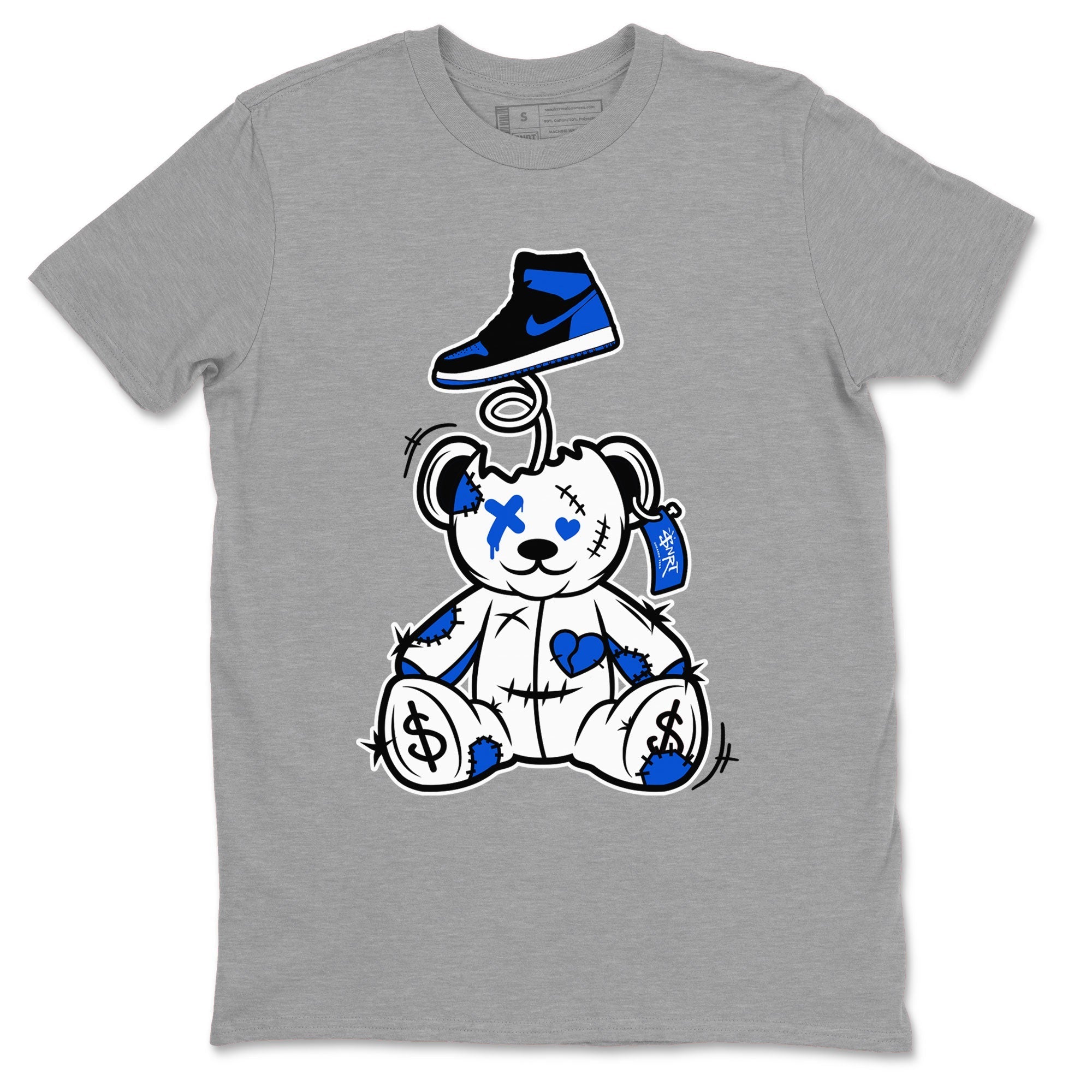 Surprise Teddy Bear snkmatch Tee - Air Jordan 1 Royal Reimagined